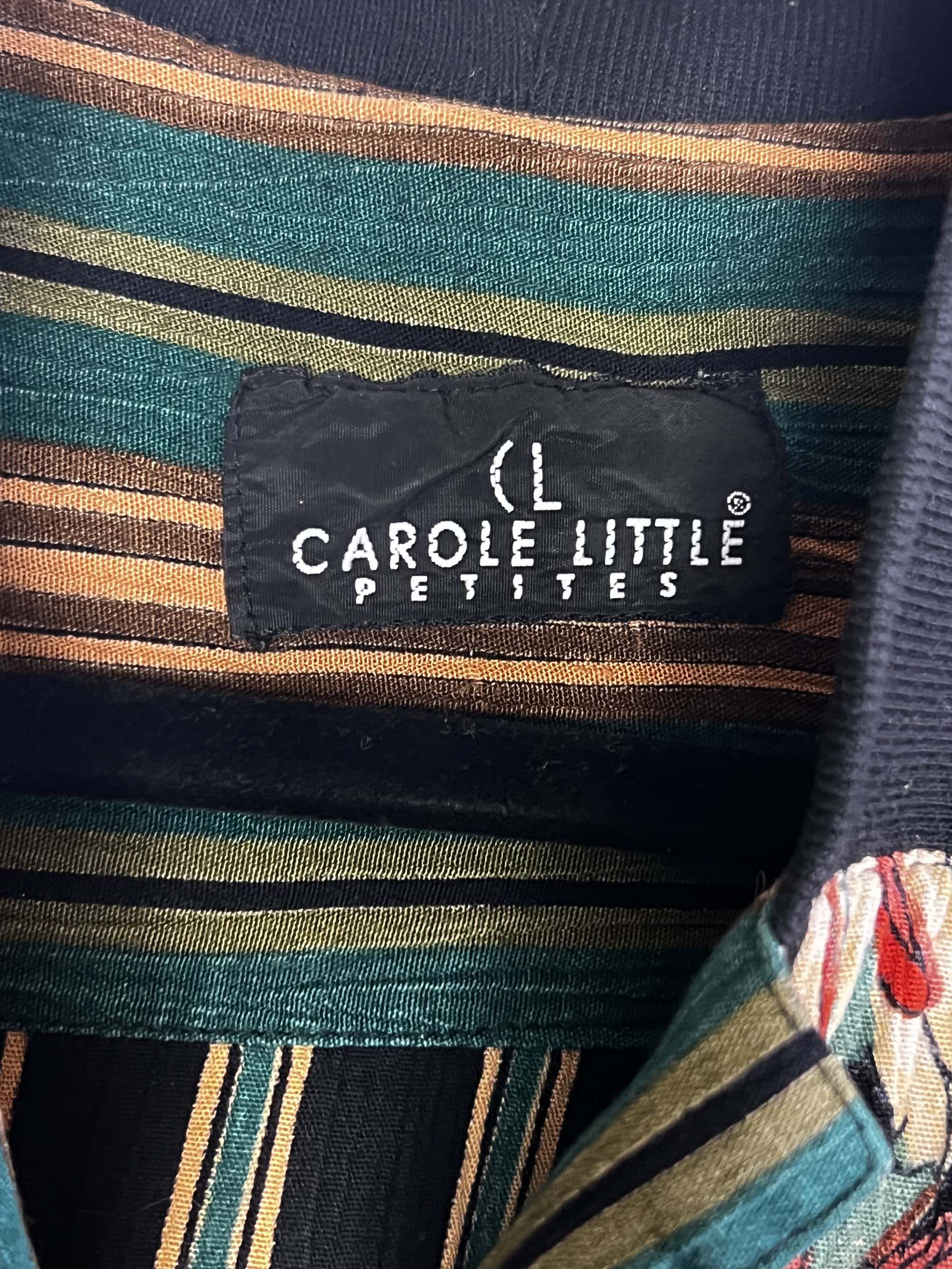 Vintage Vintage 1990's Carole Little Petites Stripe + Floral Jacket Size M / US 6-8 / IT 42-44 - 7 Thumbnail