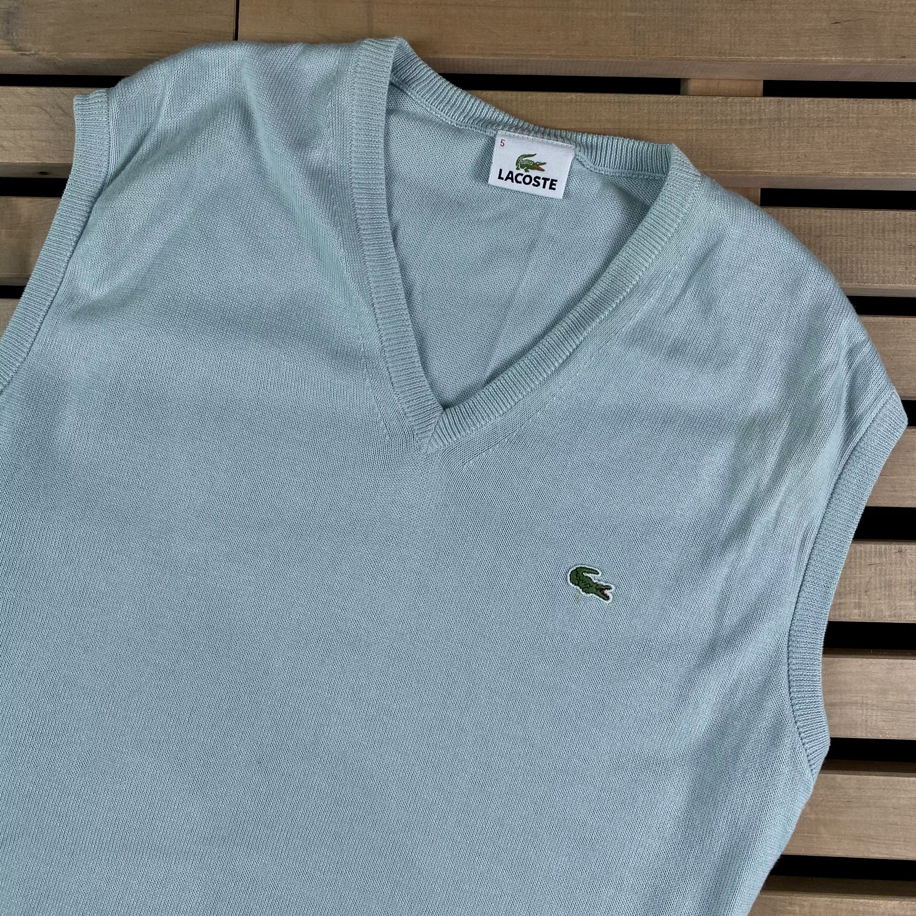 Lacoste × Vintage Mens Jumper Vest Lacoste Vintage Size 5/L Size US L / EU 52-54 / 3 - 2 Thumbnail
