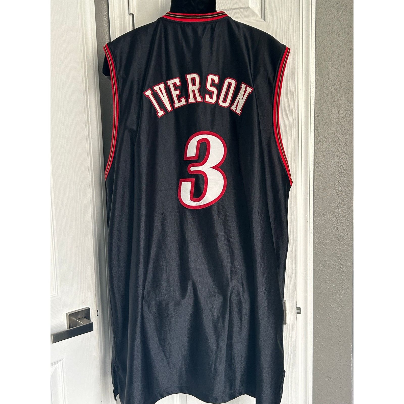Reebok Iverson 76ers Authentic Reebok Jersey Black Size 56 NBA Size US XXL / EU 58 / 5 - 1 Thumbnail