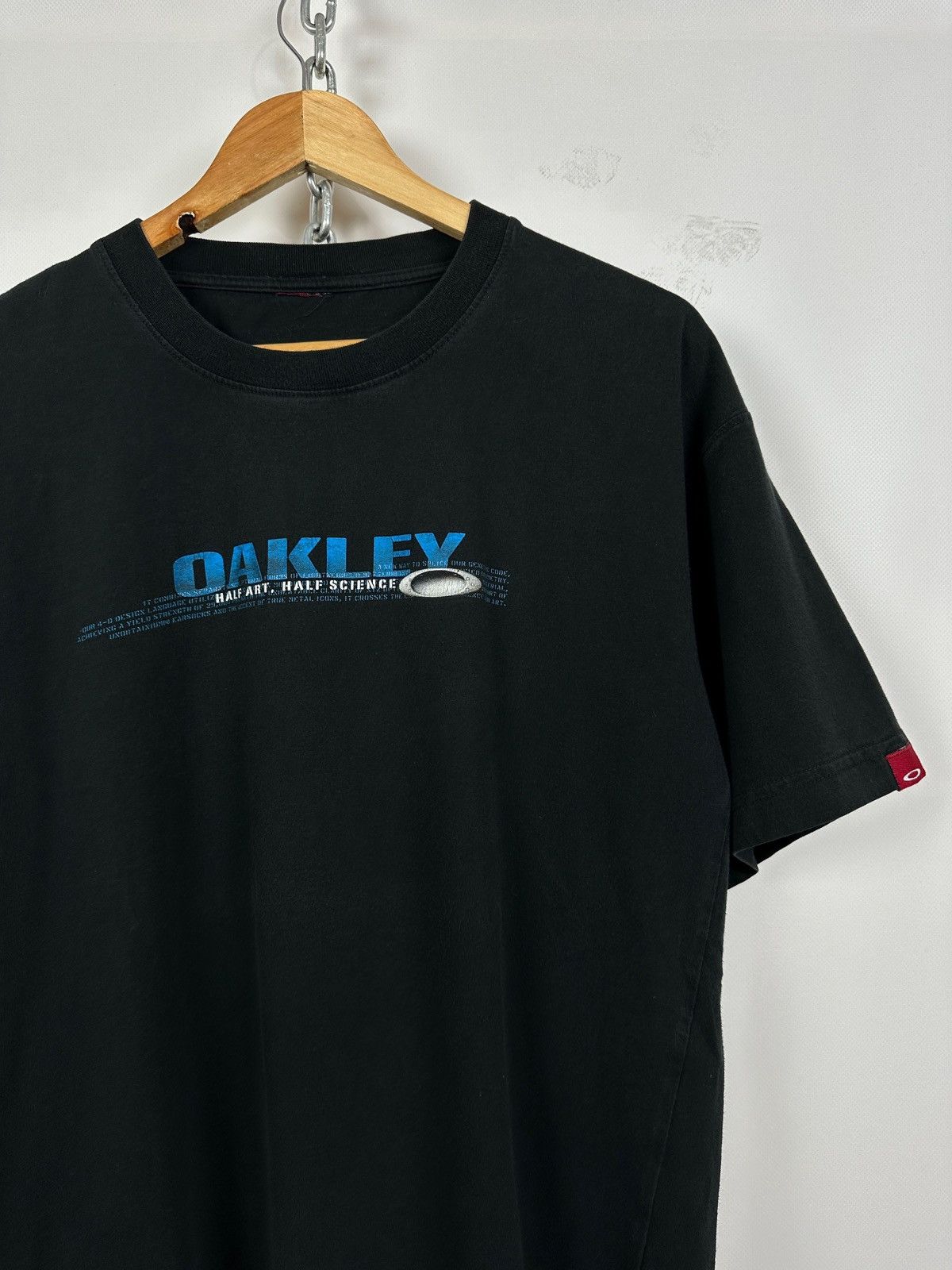 Oakley Vintage Oakley Big Logo Black T-Shirt Size US L / EU 52-54 / 3 - 6 Thumbnail