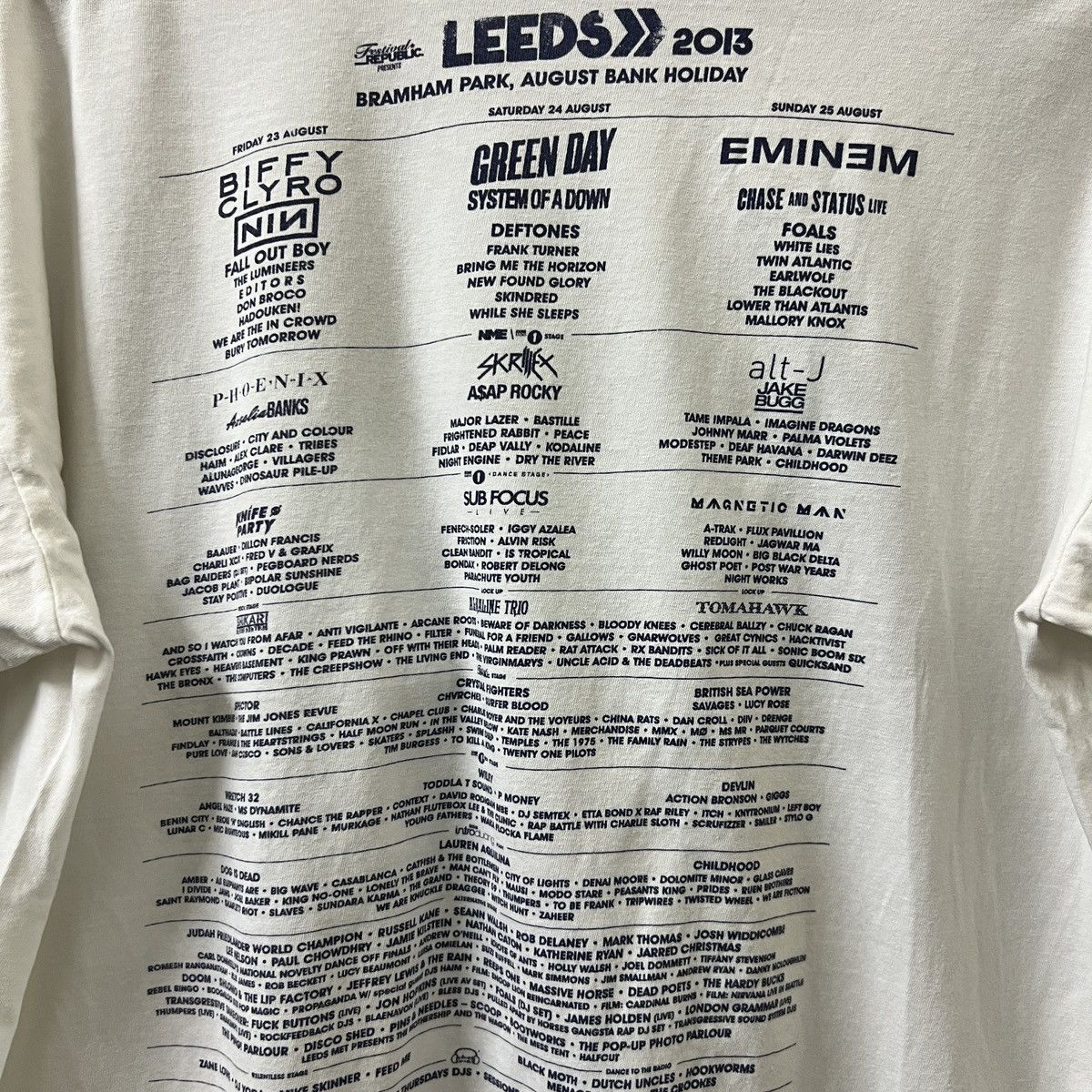Band Tees LEEDS FEST TEE Size US L / EU 52-54 / 3 - 5 Thumbnail