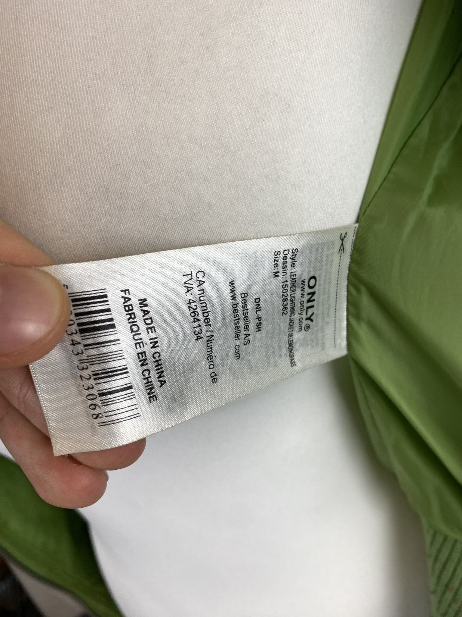 Genuine Leather × Members Only real leather jacket green lemon big collar avant garde Size M / US 6-8 / IT 42-44 - 14 Thumbnail