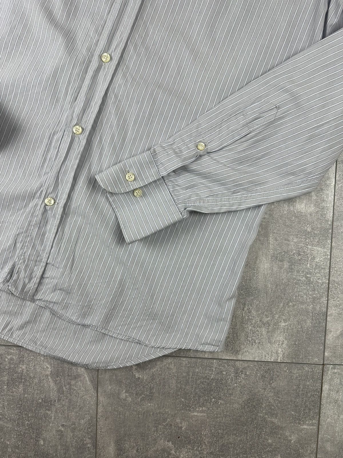Etro Etro Mens Luxury Vintage Striped Shirt Button Up Size US L / EU 52-54 / 3 - 7 Thumbnail