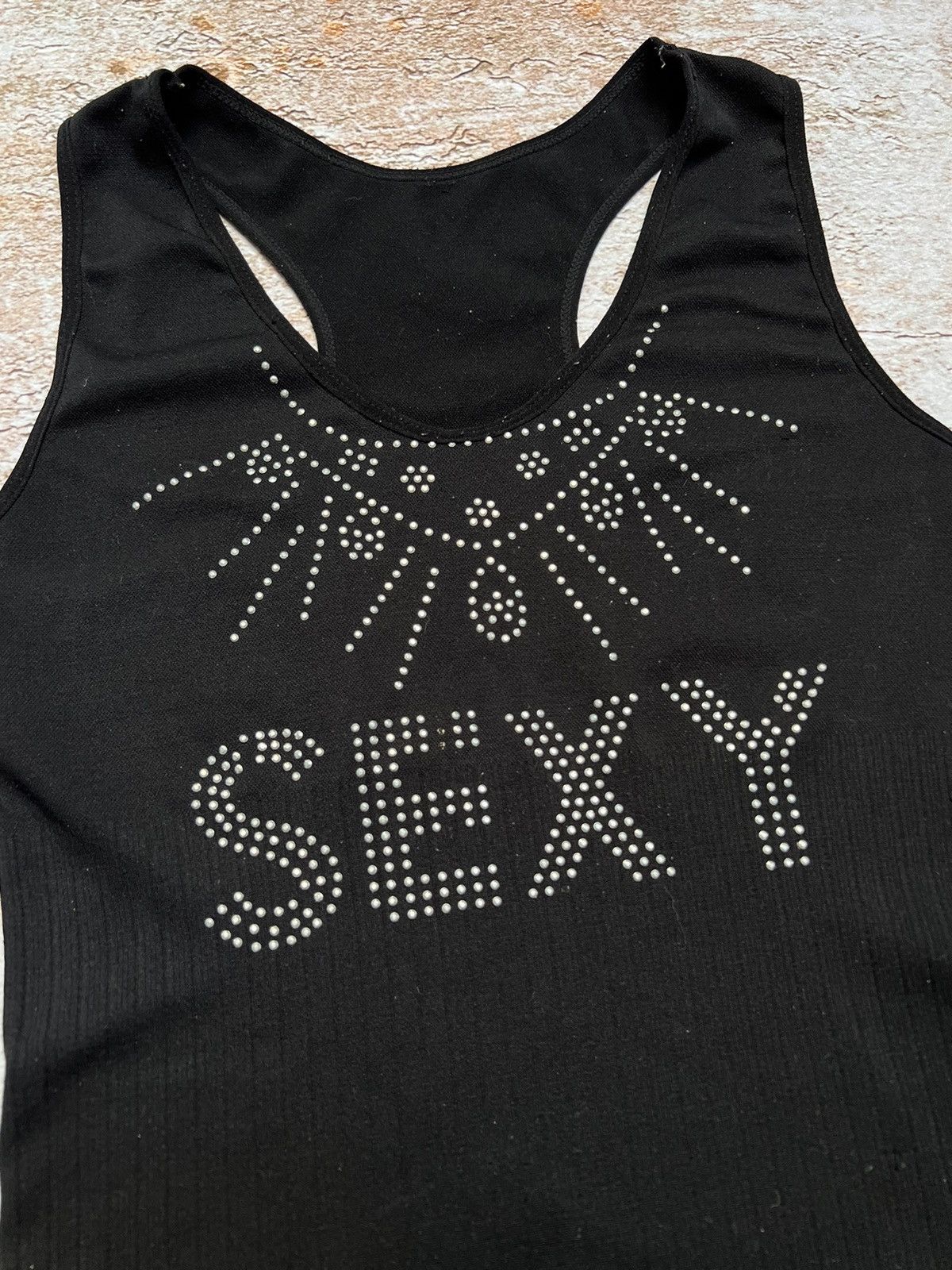 Hysteric Glamour Vintage SEXY logo Japanese style tank top Size S / US 4 / IT 40 - 4 Thumbnail