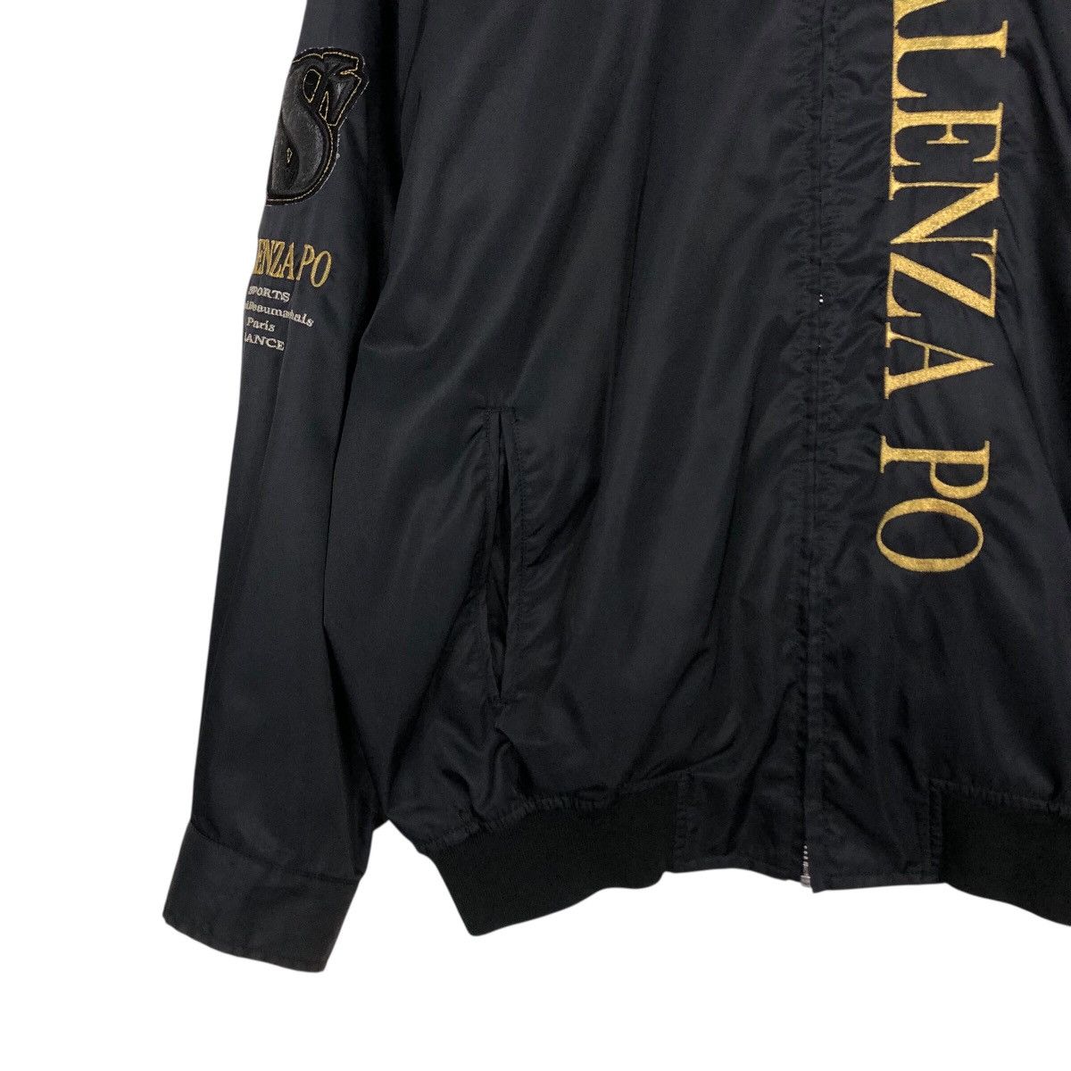 Japanese Brand Vintage Satin Bomber Jacket Valenzia Po Sports Issey Miyake Size US M / EU 48-50 / 2 - 5 Thumbnail