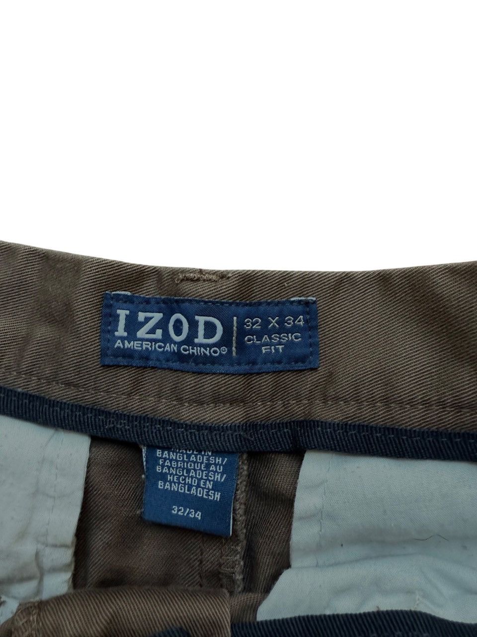 Izod American Chino Brown Dress Pants Size US 32 / EU 48 - 2 Thumbnail