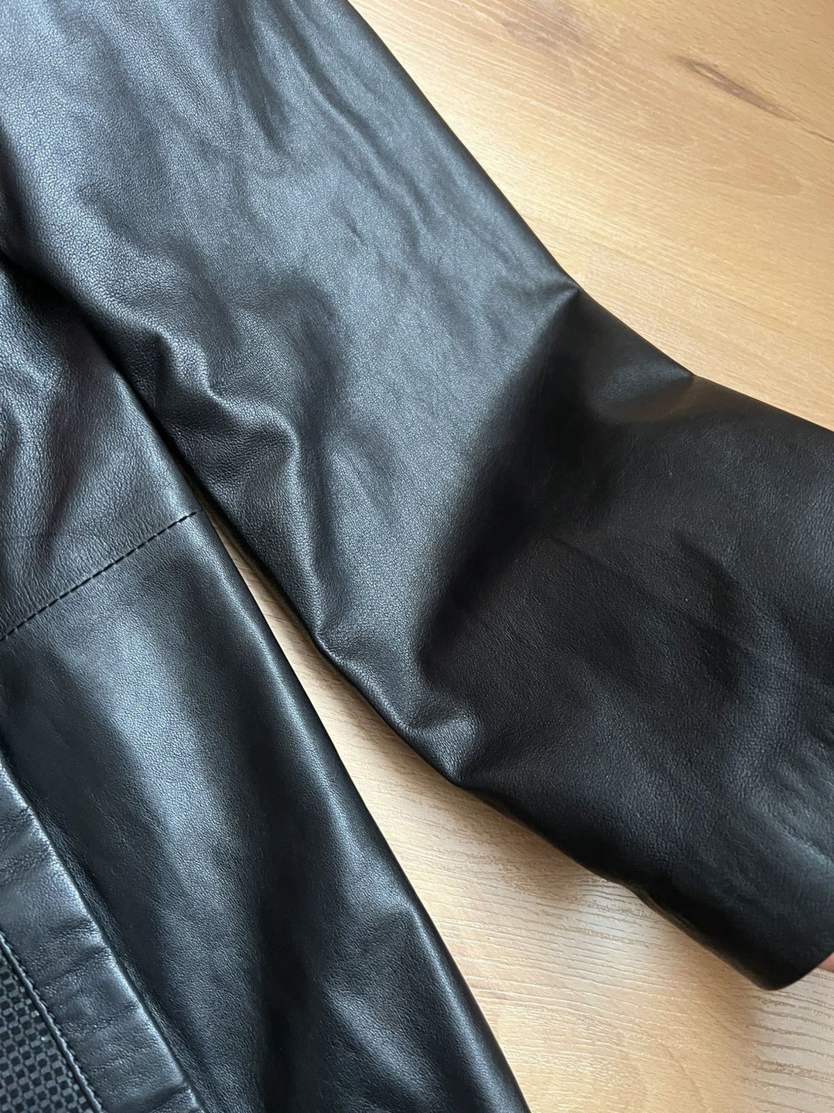 Salvatore Ferragamo Salvatore Ferragamo Leather Jacket (L–XL Size US L / EU 52-54 / 3 - 11 Thumbnail