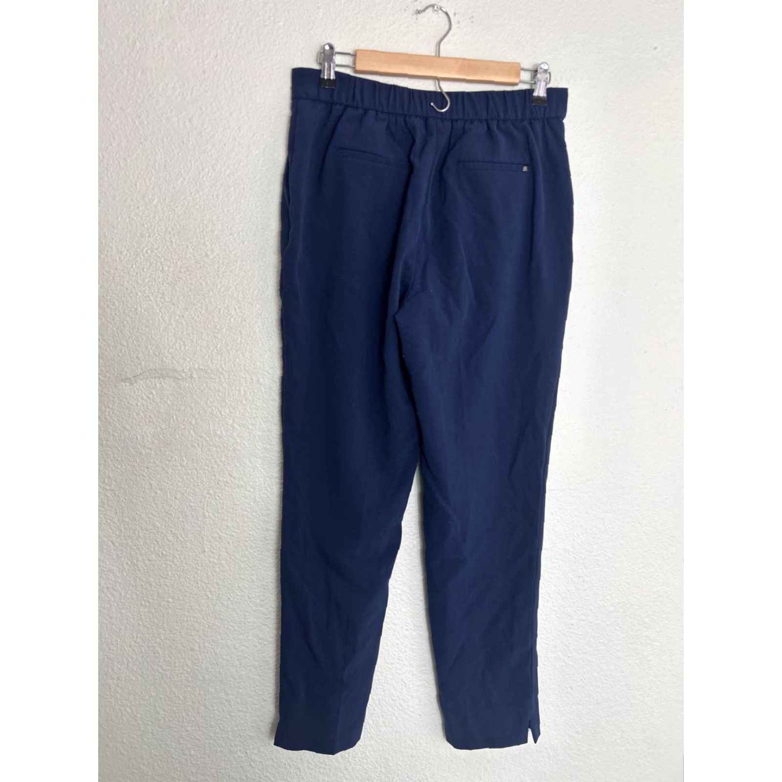 Banana Republic Banana Republic Pants Women 8 Navy Blue Pull On Polyester Blend 30x27 Chino Regular Size 30" / US 8 / IT 44 - 6 Thumbnail
