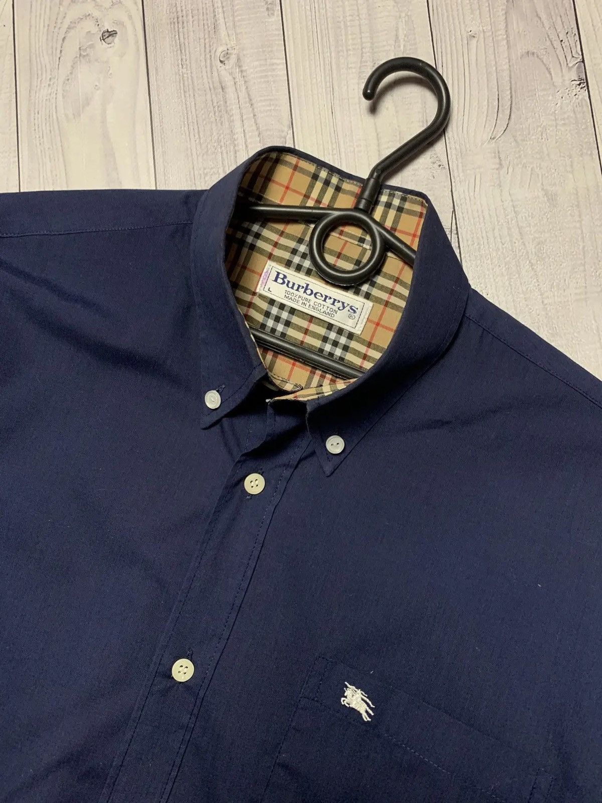 Burberry Vintage Burberry's shirt plaid size L Size US L / EU 52-54 / 3 - 2 Thumbnail