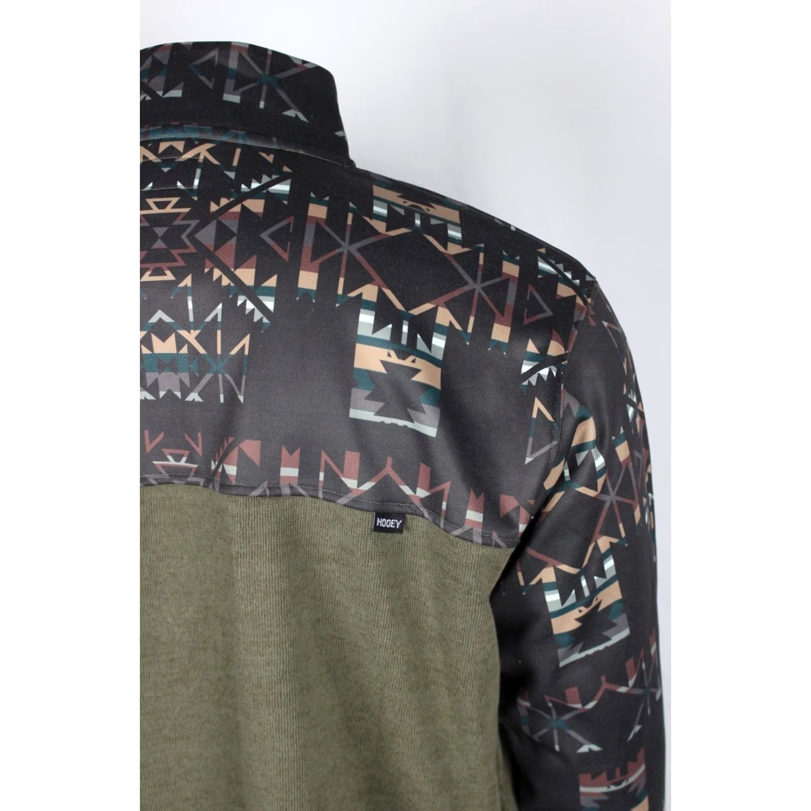 Vintage Hooey Men's Stevie Pullover XL Brown Blue Aztec Geo HH1248BRAZ Pullover Shirt Mens XL Brown Aztec Geo HR Size US XL / EU 56 / 4 - 3 Thumbnail