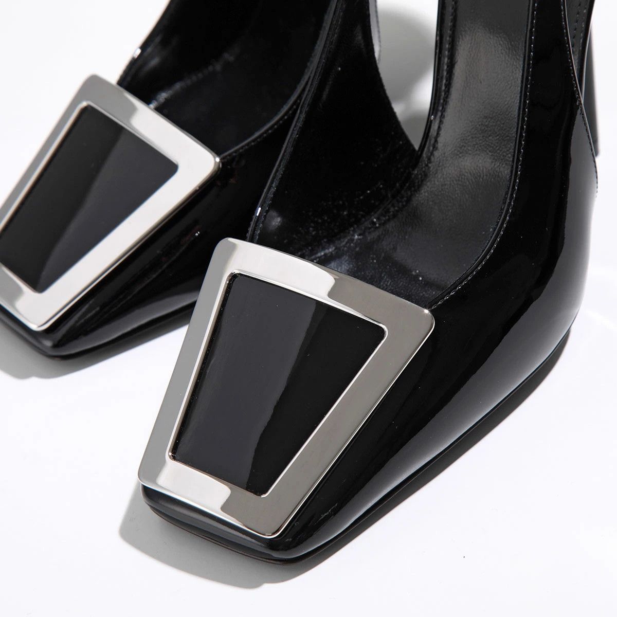 Saint Laurent Paris o1bcso1str1124 Maxine Slingback Pumps in Black Size US 7.5 / IT 37.5 - 6 Thumbnail