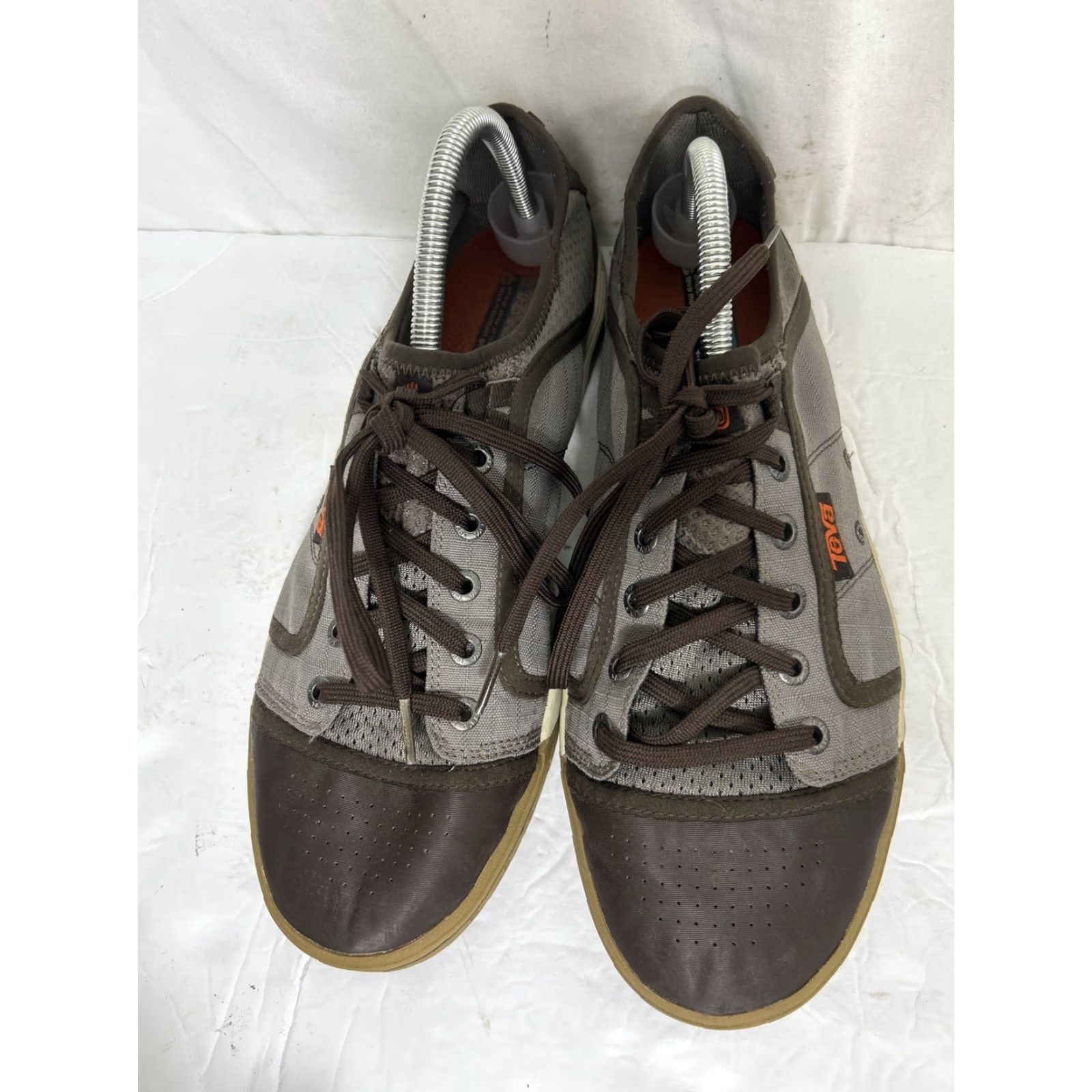 Teva VINTAGE Teva Ion Mask Mens 12 Water Sneaker Brown Rubber Spider Fabric Sneaker Men 12 Brown Spider Theme Teva Ion Mask Shoes Size US 12 / EU 45 - 5 Thumbnail
