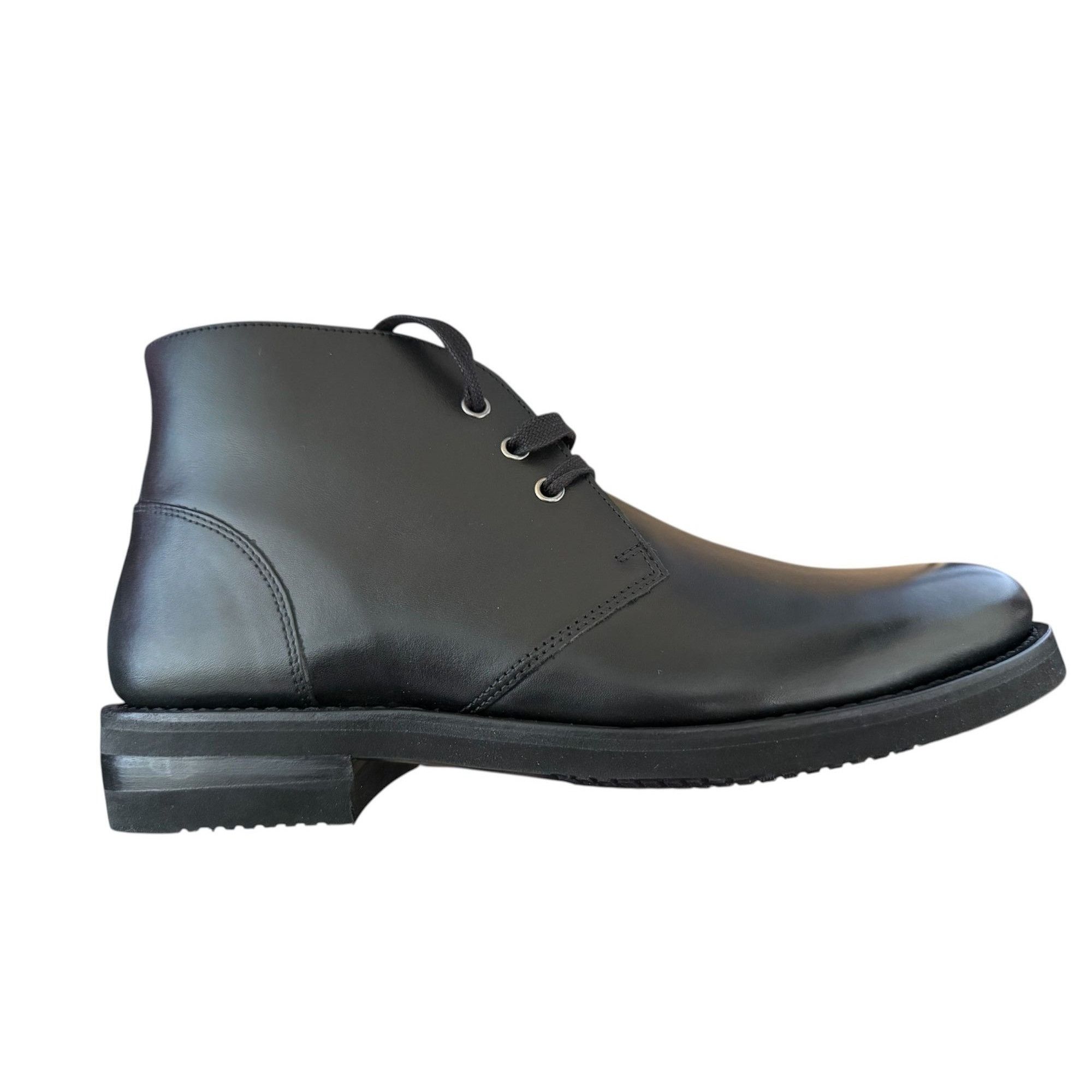 Allen Edmonds Allen Edmonds Mens Black Leather Donovan Lace Up Chukka Boot Size US 8 / EU 41 - 3 Thumbnail