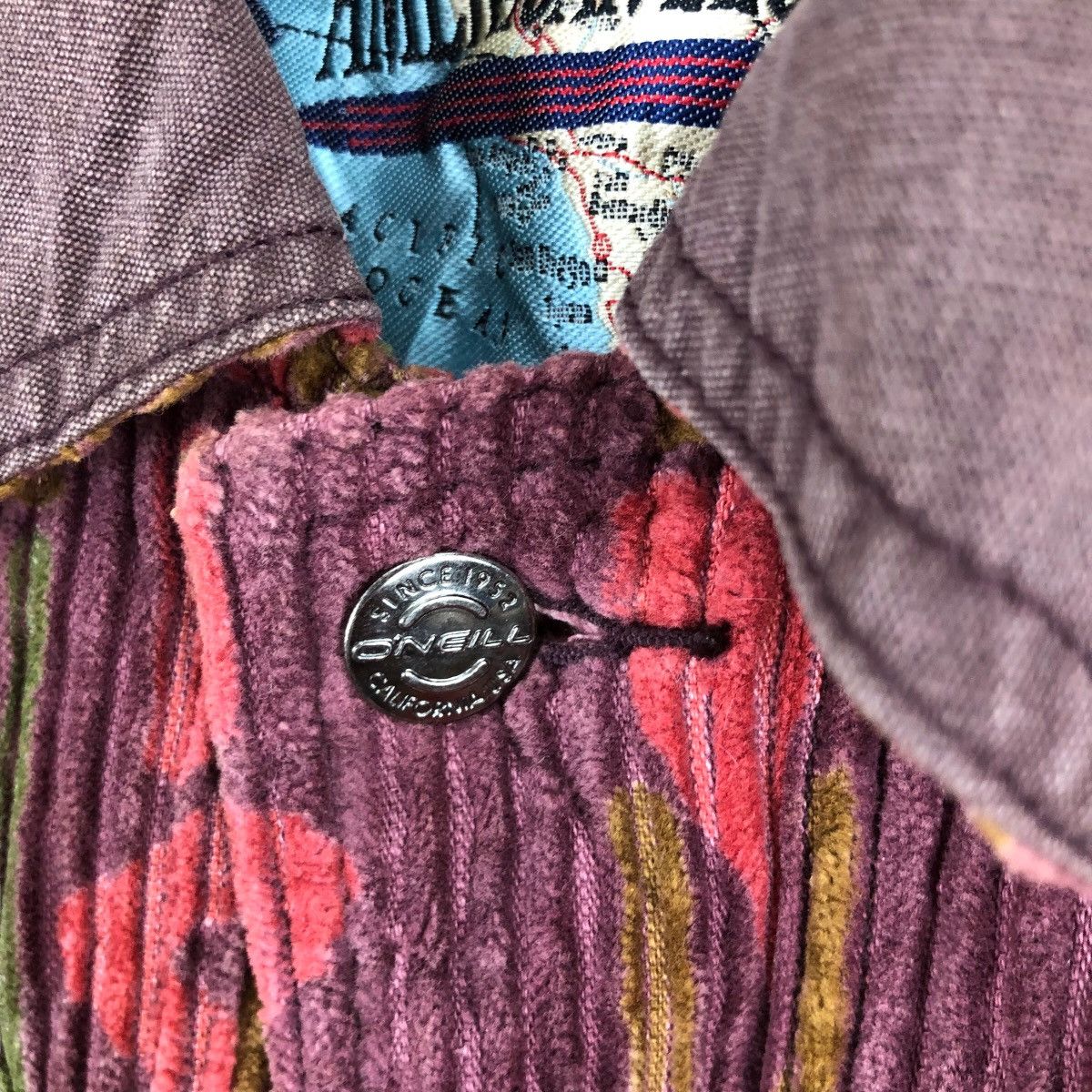 O'Neill Vintage 90s TEAM O’NEILL Corduroy Jacket Aztec Navajo Surf Size US L / EU 52-54 / 3 - 4 Thumbnail