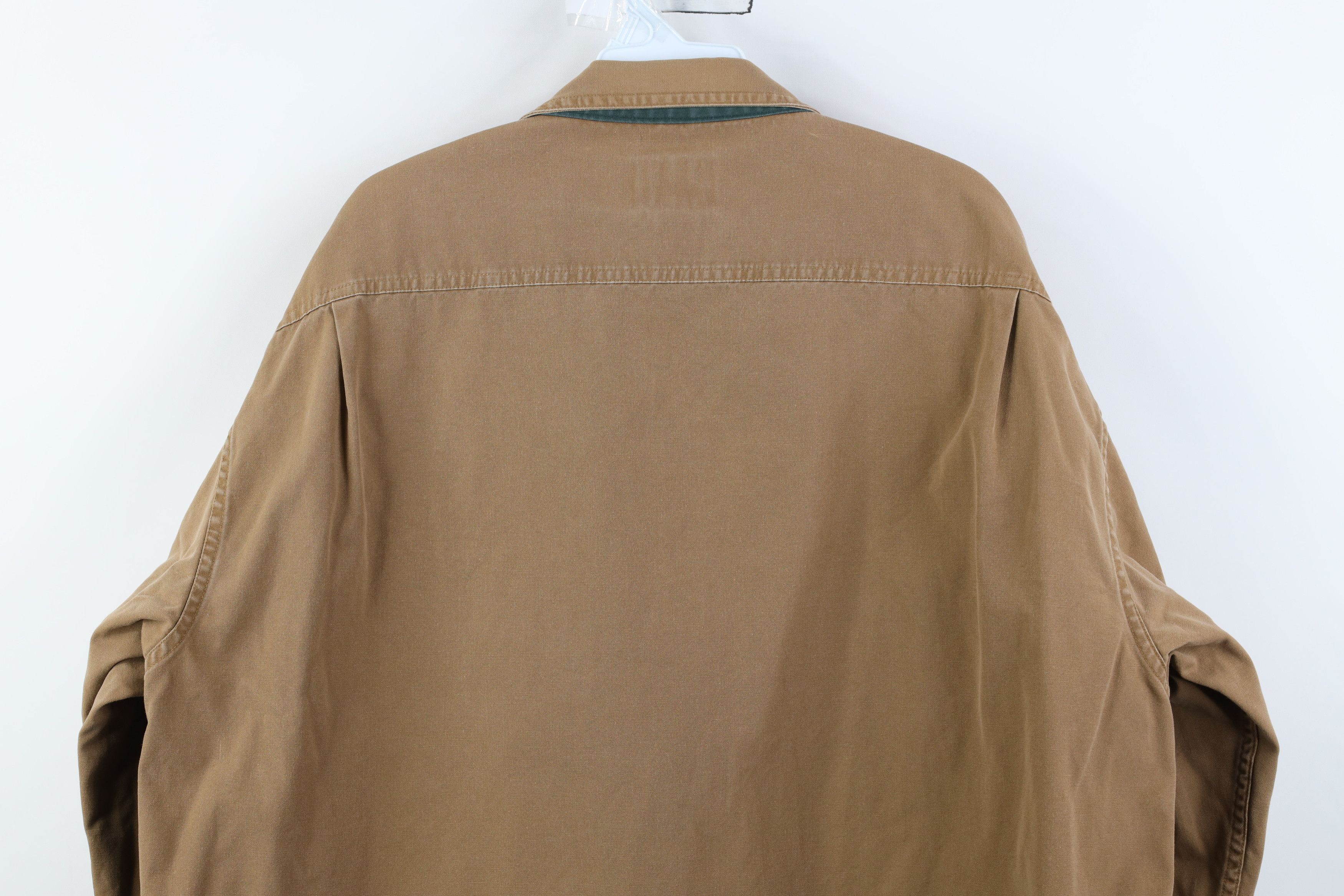 Cabelas Vintage 90s Cabelas Canvas Collared Button Shirt Brown Size US XL / EU 56 / 4 - 13 Thumbnail