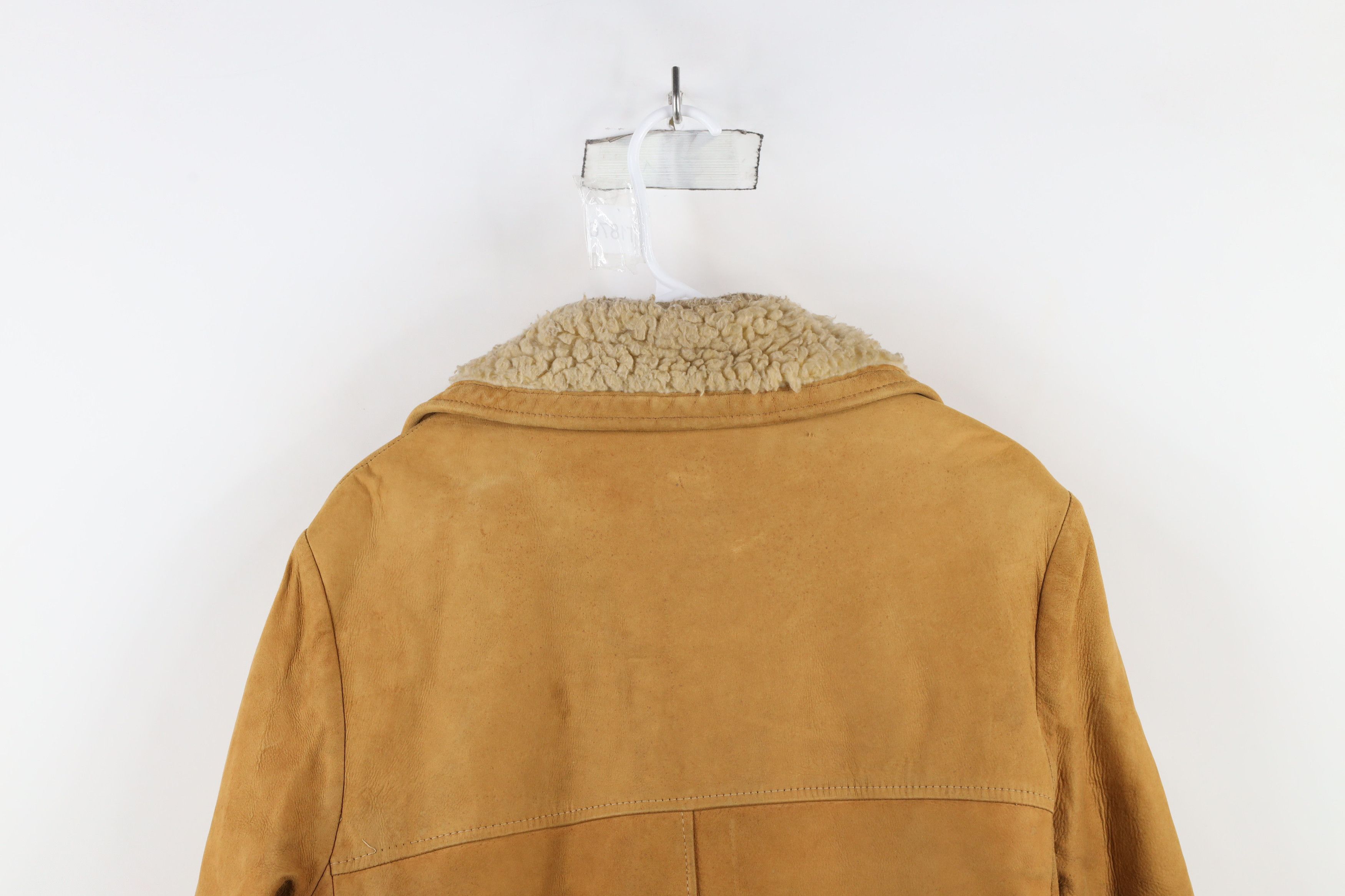Vintage Vintage 60s Streetwear Leather Shearling Marlboro Man Jacket Size US L / EU 52-54 / 3 - 15 Thumbnail