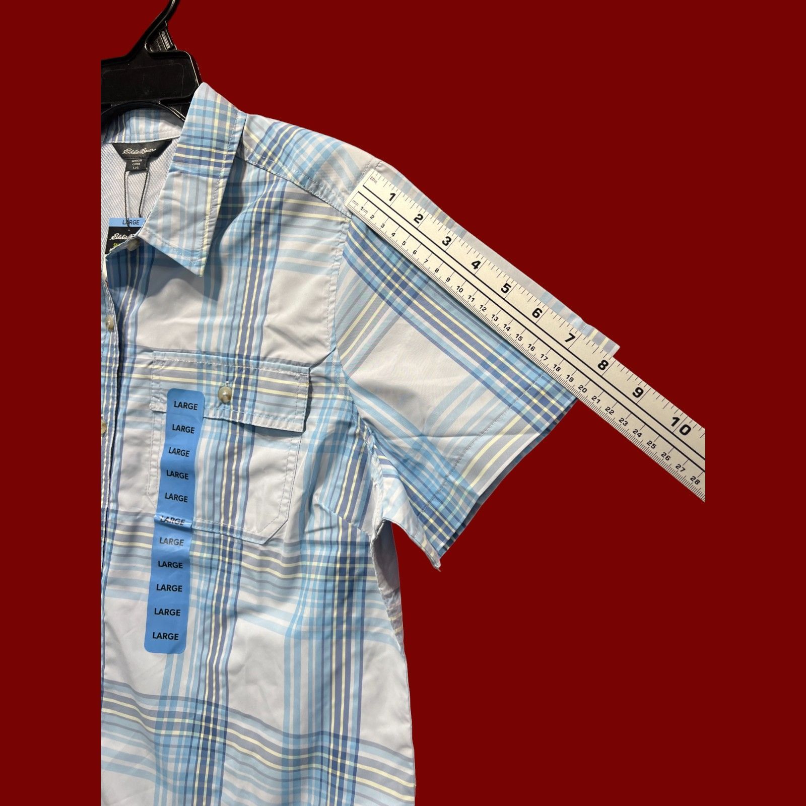 Other Eddie Bauer - Women's Moisture Wicking Short Sleeve Shirt - Size L / US 10 / IT 46 - 9 Thumbnail