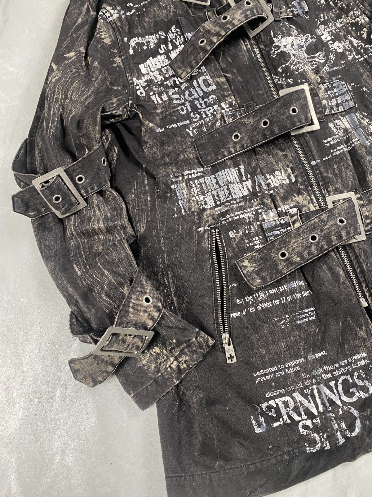 BERNINGS SHO Rare Gothic Emo Poem LGB Style If6was9 Bondage Jacket Size US M / EU 48-50 / 2 - 3 Thumbnail