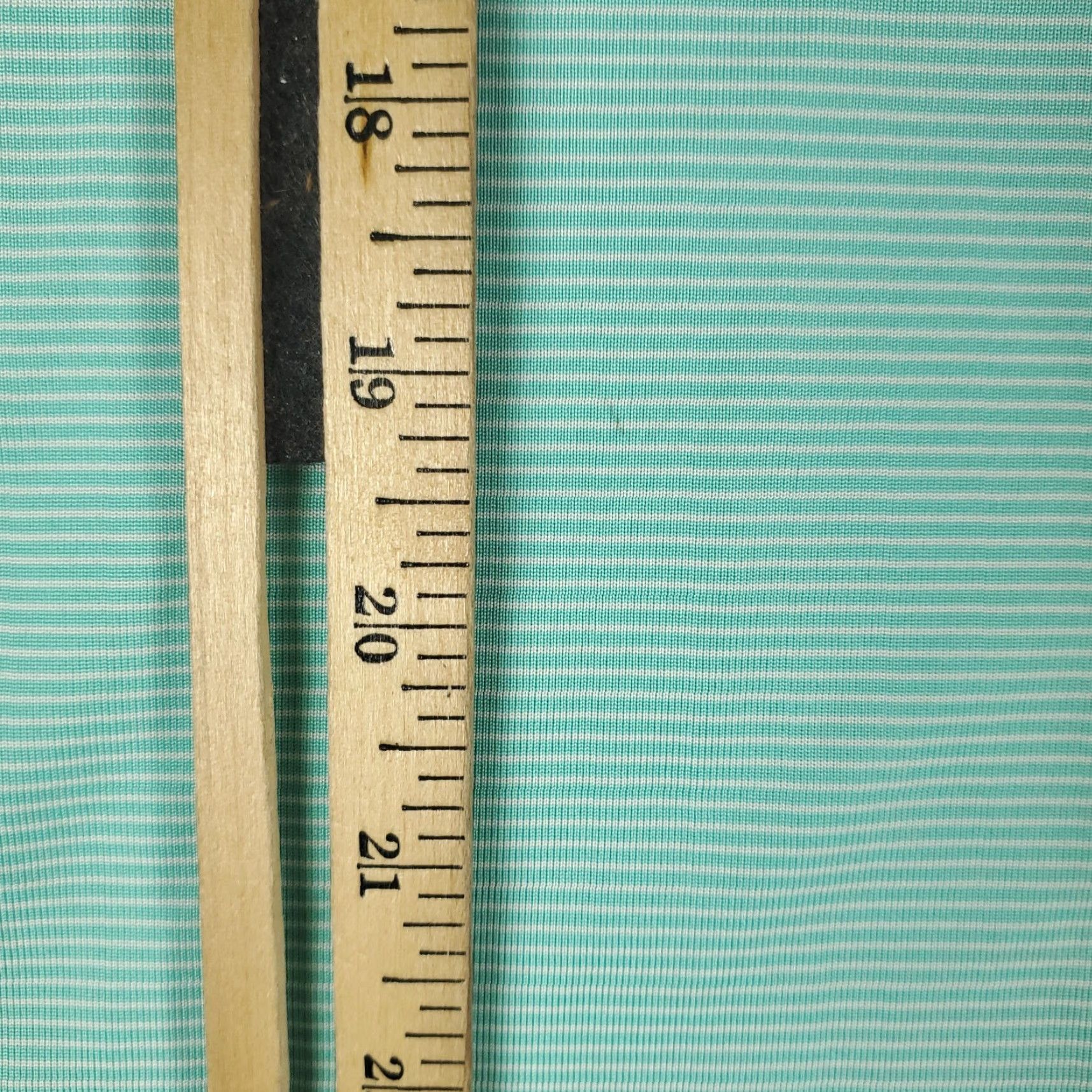 Vintage Donald Ross Polo Shirt Mens Size Large Turquoise Striped Golf Short Sleeve Size US L / EU 52-54 / 3 - 6 Thumbnail
