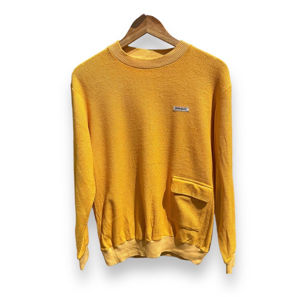 70s style one pocket sweater