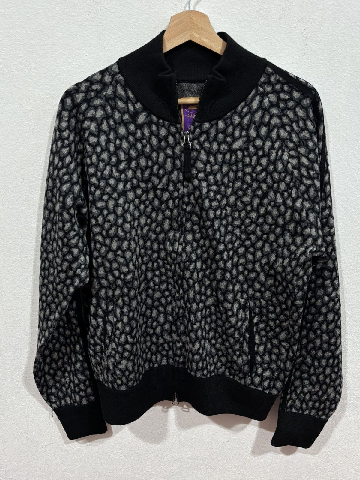 Corteiz Corteiz VVS Leopard Jacquard Knit Zip Up Size US M / EU 48-50 / 2 - 1 Thumbnail