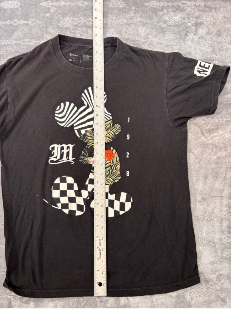 NEFF Men's Neff Mickey Mouse T-Shirt, Size M, Black and White Size US M / EU 48-50 / 2 - 5 Thumbnail