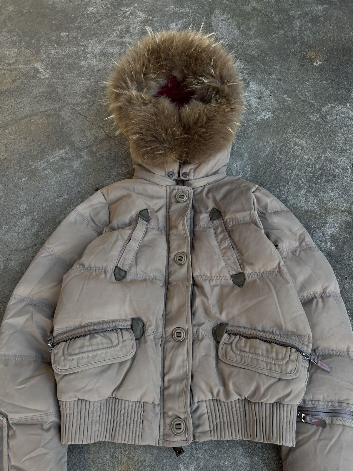 Abercrombie & Fitch Hysteric Glamour If Six Was Nine Faux Fur Jacket LGB Typ Y2k Size S / US 4 / IT 40 - 4 Thumbnail