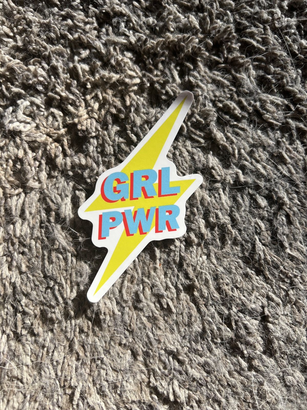 Lightning Bolt GRL PWR Lightning Bolt Sticker Size ONE SIZE - 1 Thumbnail