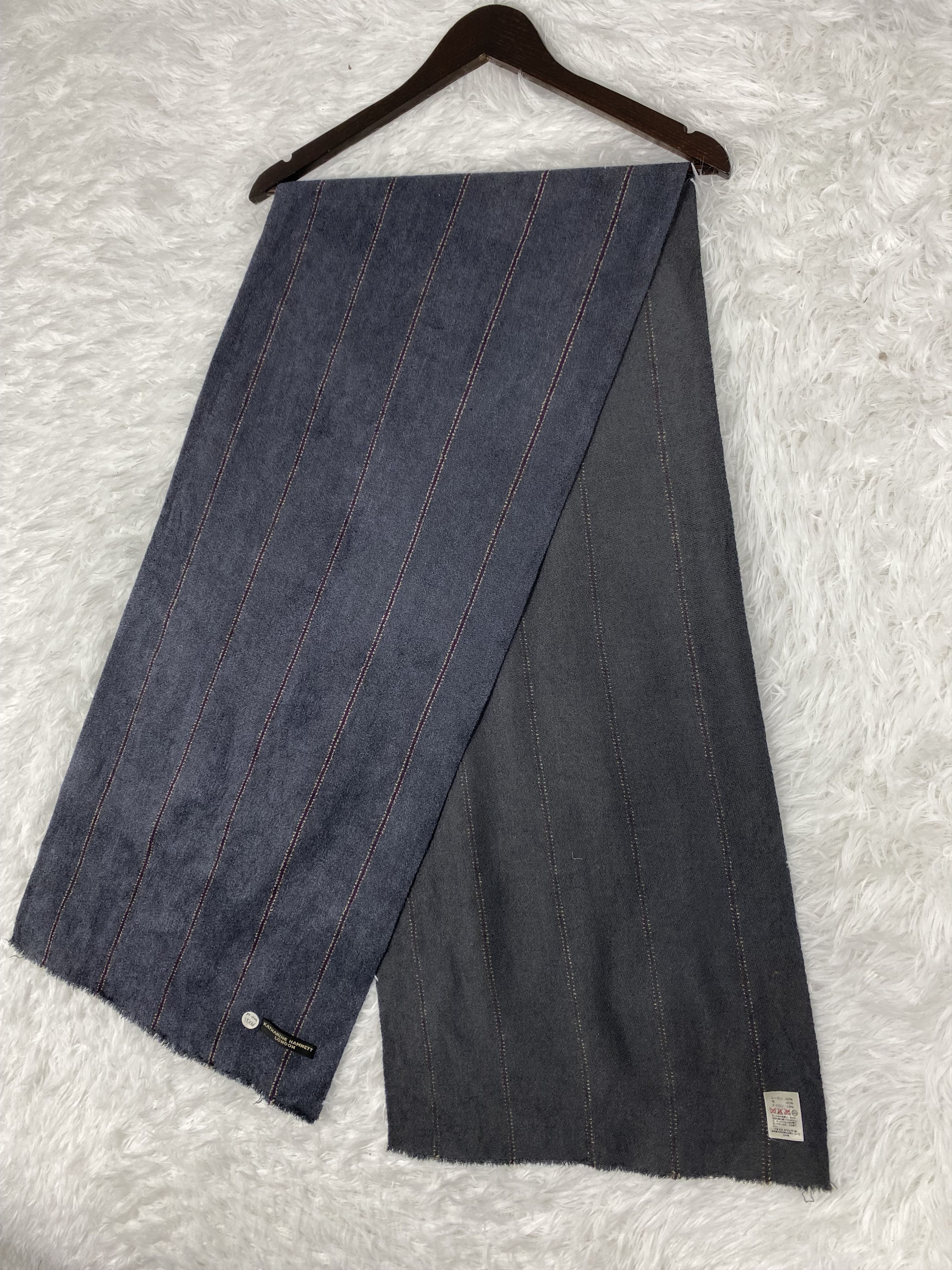 Katharine Hamnett London Vintage Katharine Hamnett Scarf / Muffler Neckwear PM0109 Size ONE SIZE - 4 Thumbnail