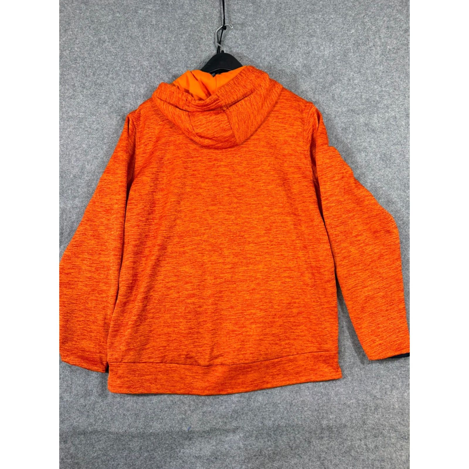 Under Armour Under Armour Hooded Sweatshirt Mens L Orange Fleece Coldgear Loose Drawstring Pullover Pockets Logo Size US L / EU 52-54 / 3 - 6 Thumbnail