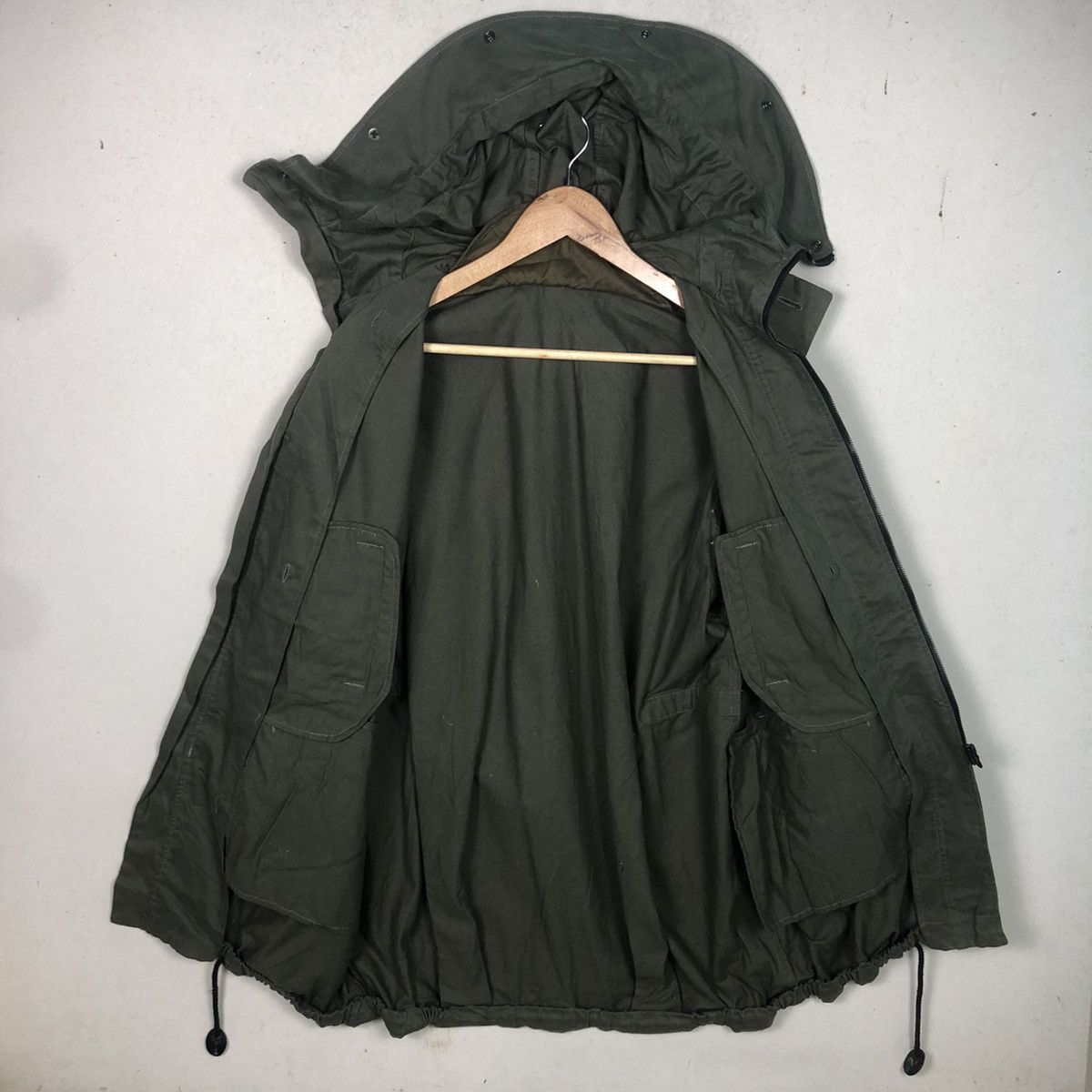 Japanese Brand Bark Tannage Japanese Parka Jacket Hooded Size US L / EU 52-54 / 3 - 3 Thumbnail