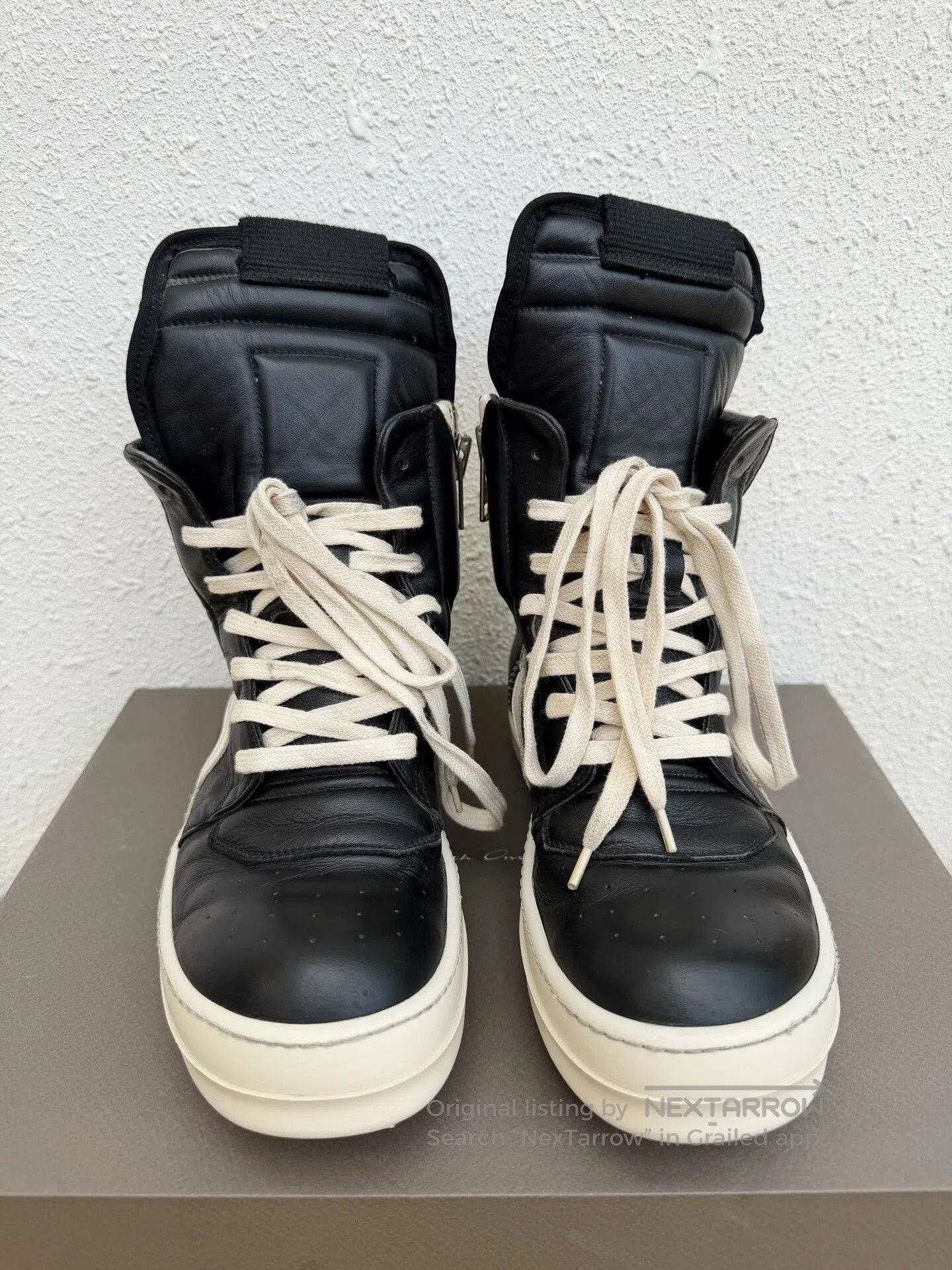 Rick Owens Rick Owens Women's Black White High-Top. Size US 5 / IT 35 - 3 Thumbnail