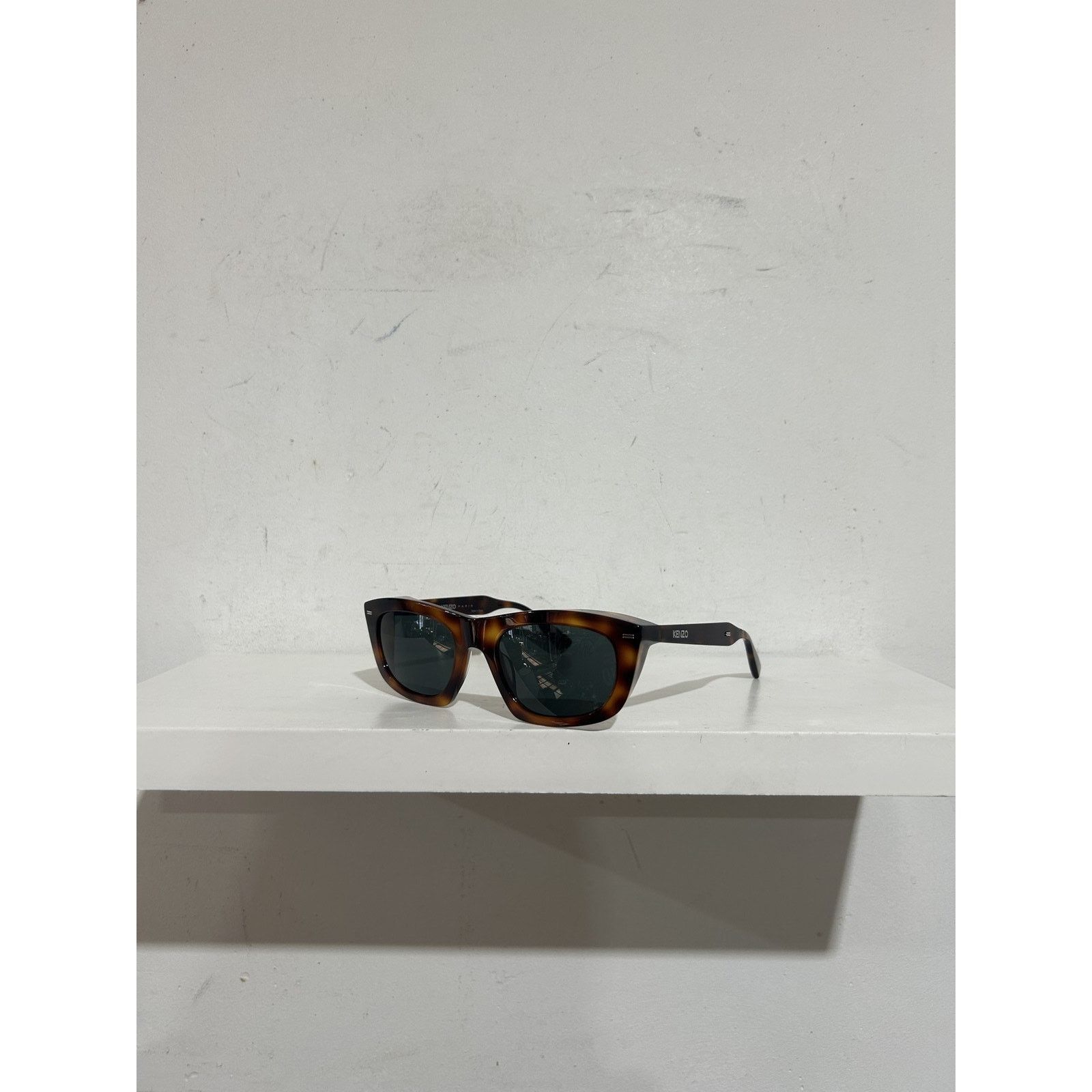 Kenzo KENZO WEAVE HAVANA GEOMETRIC SUNGLASSES Size ONE SIZE - 1 Thumbnail