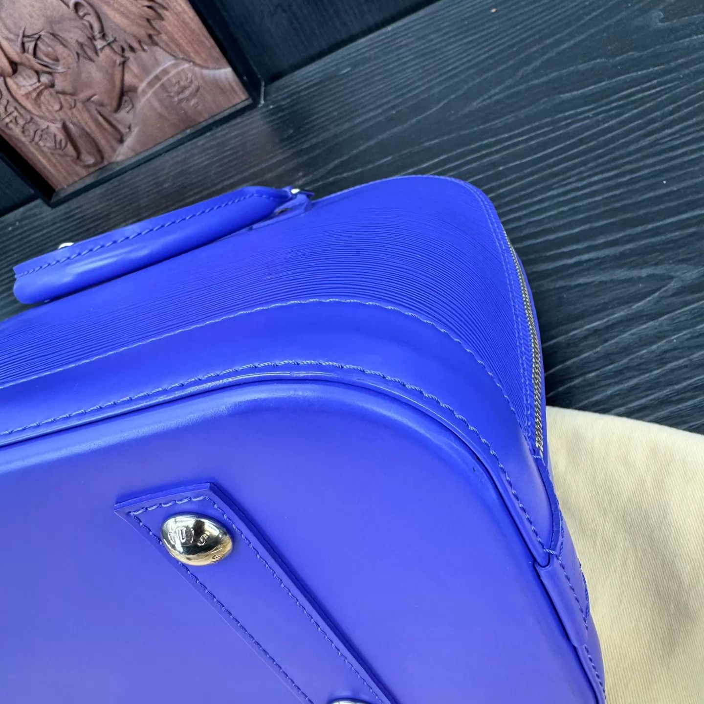 Louis Vuitton LV Alma Water Ripple Blue Shell Bag Mint Size ONE SIZE - 6 Thumbnail