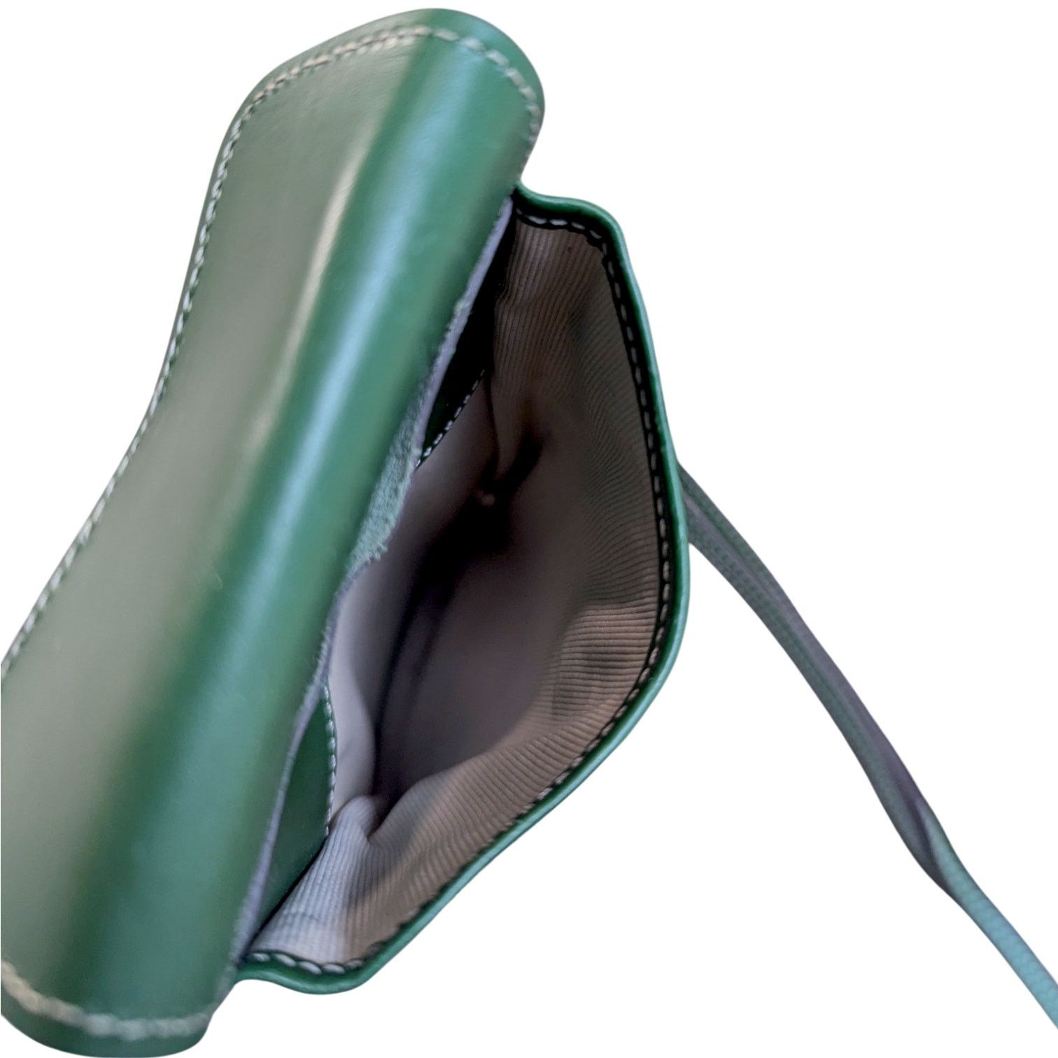 Other Ann Mashburn Green Leather Cell Phone Bag Crossbody Size ONE SIZE - 8 Thumbnail