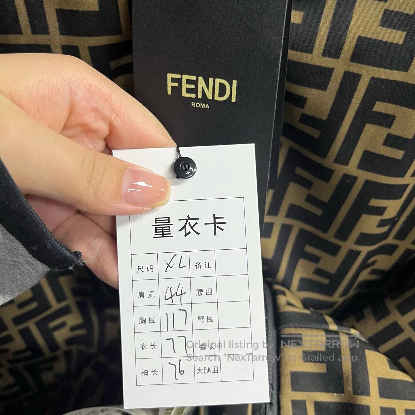 Fendi FENDI Retro FF-print zipper jacket| Size XL / US 12-14 / IT 48-50 - 3 Thumbnail