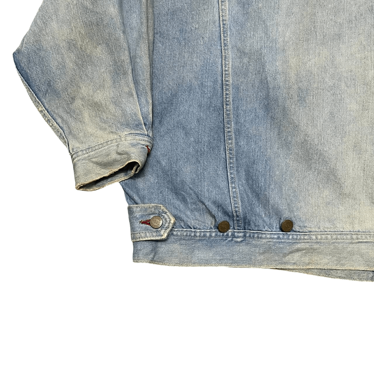 Japanese Brand Vintage Thornbud Pool Club Boxy Distressed Denim Jacket Size US M / EU 48-50 / 2 - 14 Thumbnail