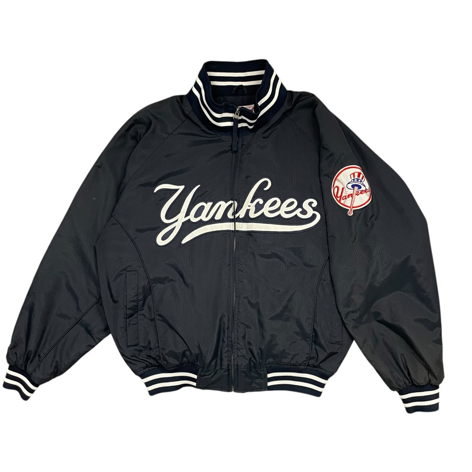 MLB VTG 00s NEW YORK YANKEES MAJESTIC AUTHENTIC DUGOUT JACKET Size US L / EU 52-54 / 3 - 1 Thumbnail