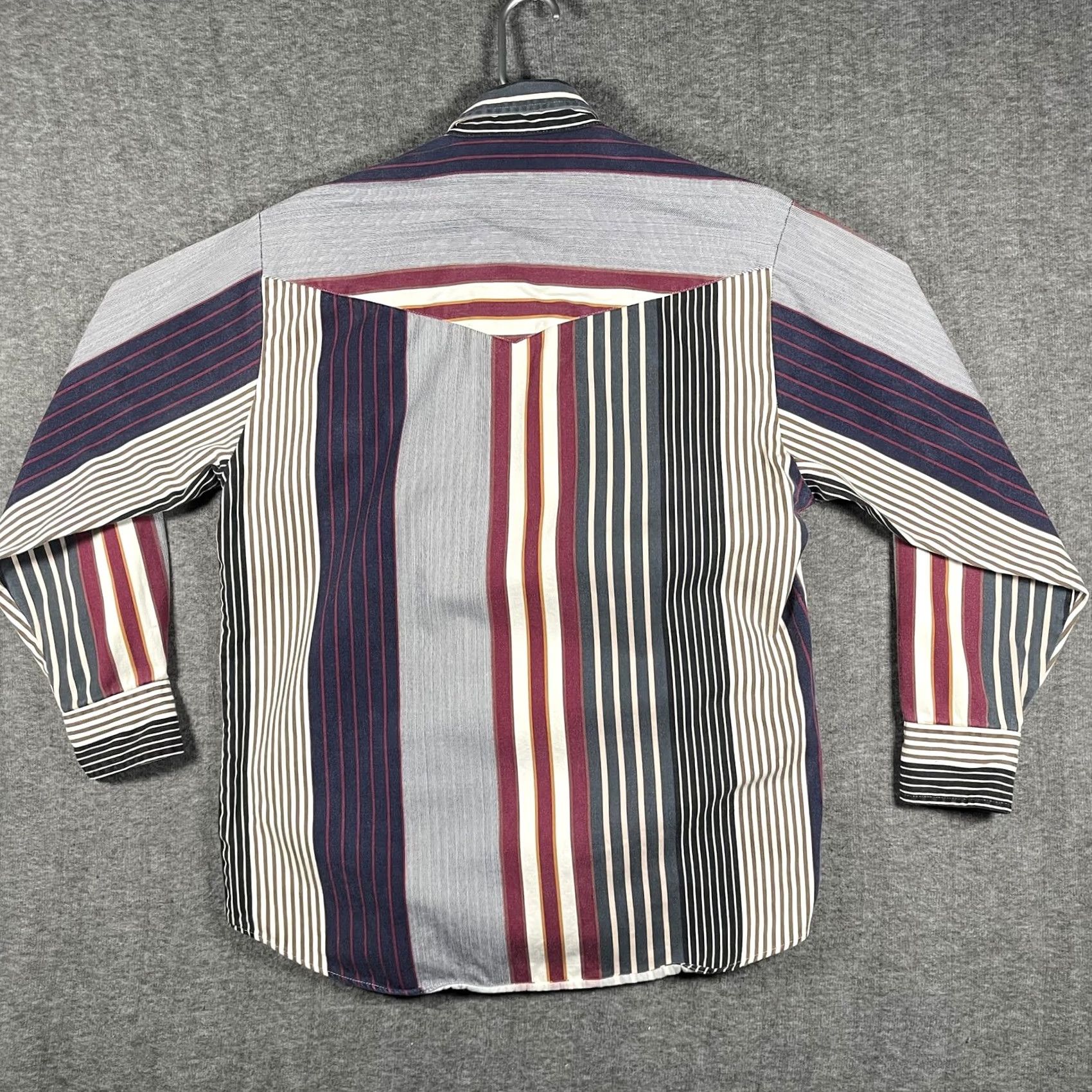 Roper VTG Roper Shirt Mens XL Button-Down Western Rodeo Blue Striped Long Sleeve Size US XL / EU 56 / 4 - 3 Thumbnail