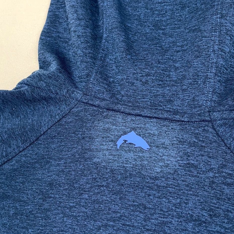 Vintage Simms Hoodie Womens M Blue Insect Shield 1/2 Zip Pullover Performance Fishing Size M / US 6-8 / IT 42-44 - 4 Thumbnail