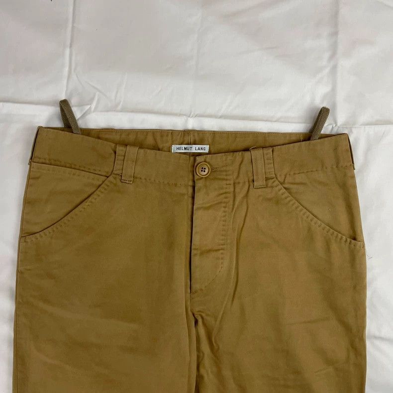 Helmut Lang HELMUT LANG size50 Hand sewn khaki trousers Size US 34 / EU 50 - 3 Thumbnail