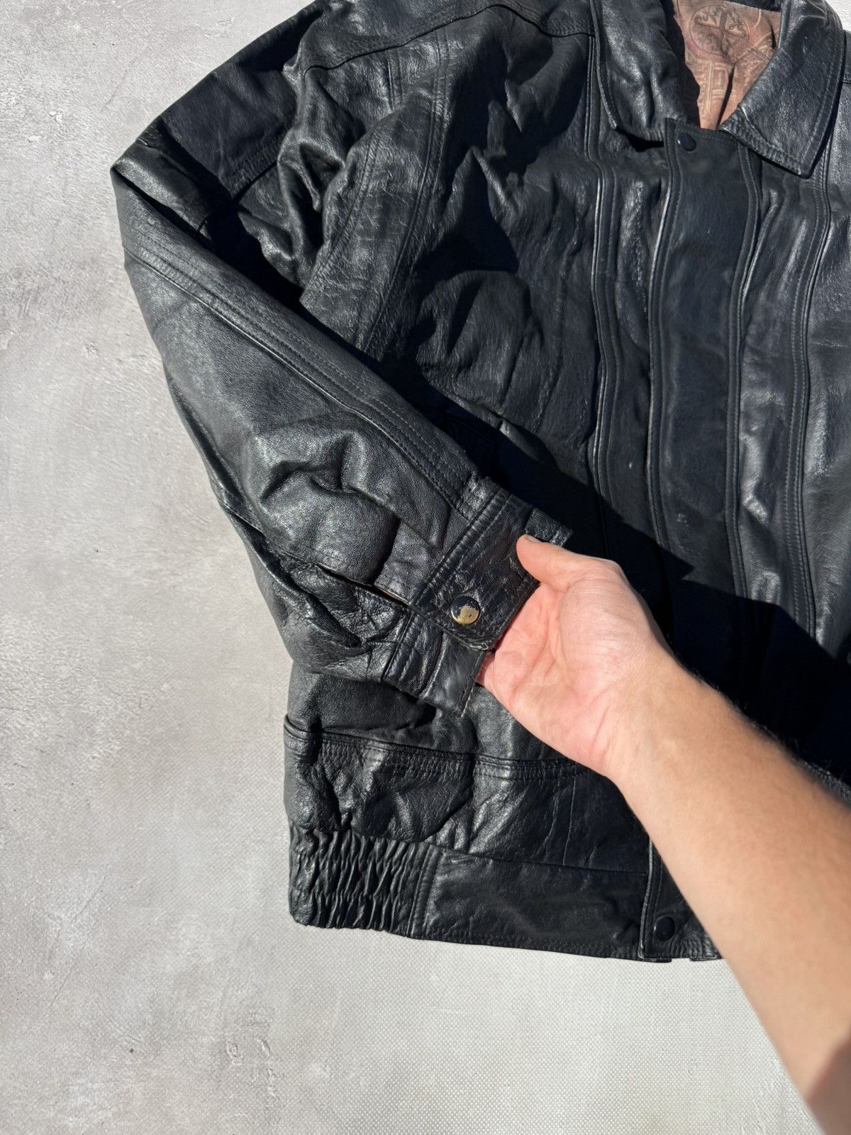 Leather Vintage Y2k Leather Jacket Size US M / EU 48-50 / 2 - 4 Thumbnail