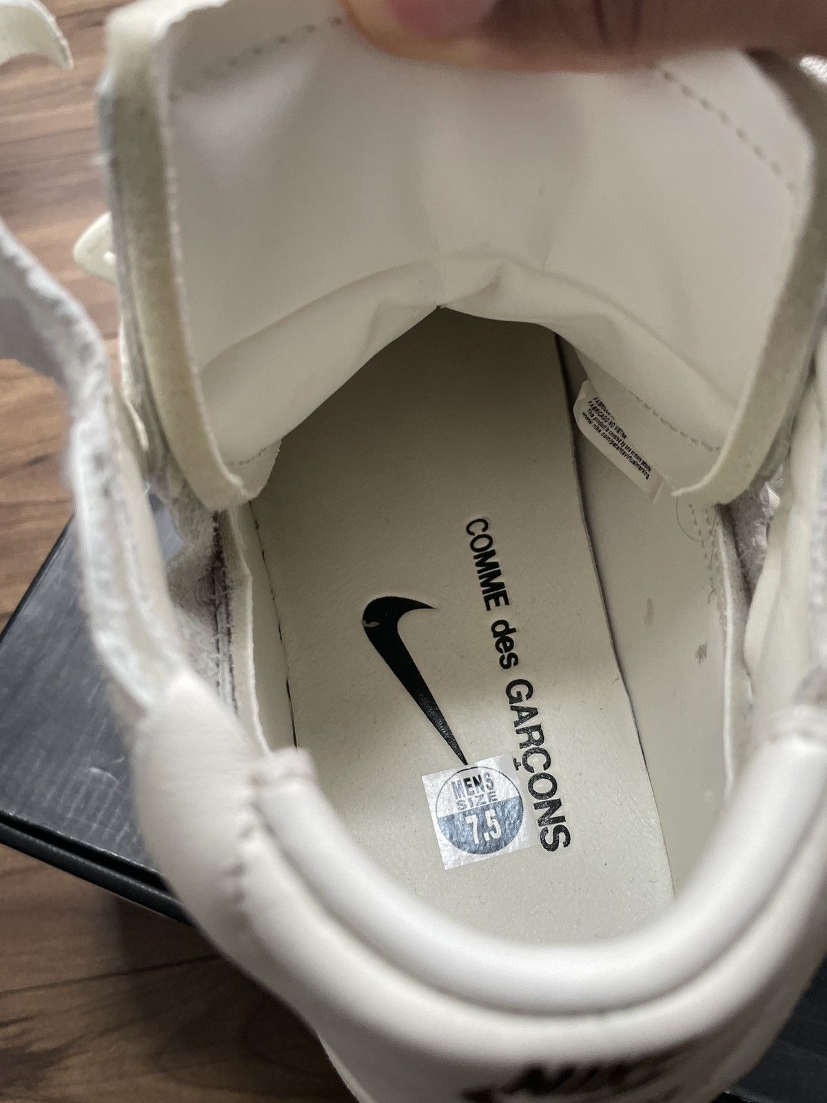 Comme des Garcons Homme Plus Nike x COMME des GARÇONS Homme Plus Air Force 1 Mid Size US 7.5 / EU 40-41 - 10 Thumbnail