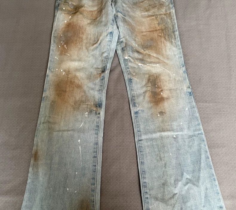 Yohji Yamamoto Vintage Tornado Mart Distressed Denim Pants-2506 Size 30" / US 8 / IT 44 - 3 Thumbnail
