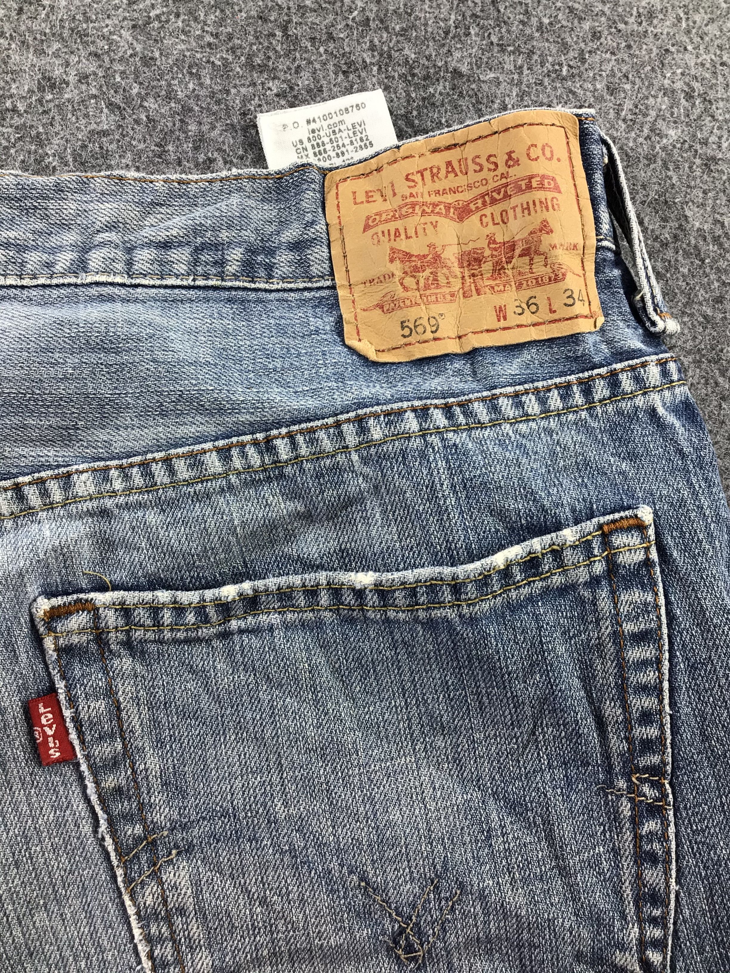Levi's × Vintage Vintage Levis 569 Jeans-JM207 Size US 39 - 6 Thumbnail