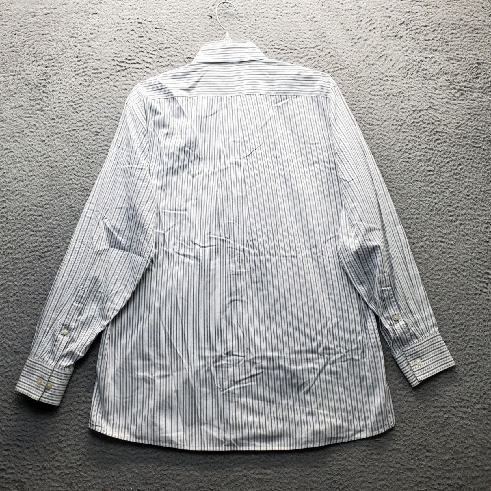 Michael Kors Michael Kors Dress Shirt Mens 16 Multi Striped Regular Fit Long Sleeve Button Up Size 42R - 2 Thumbnail