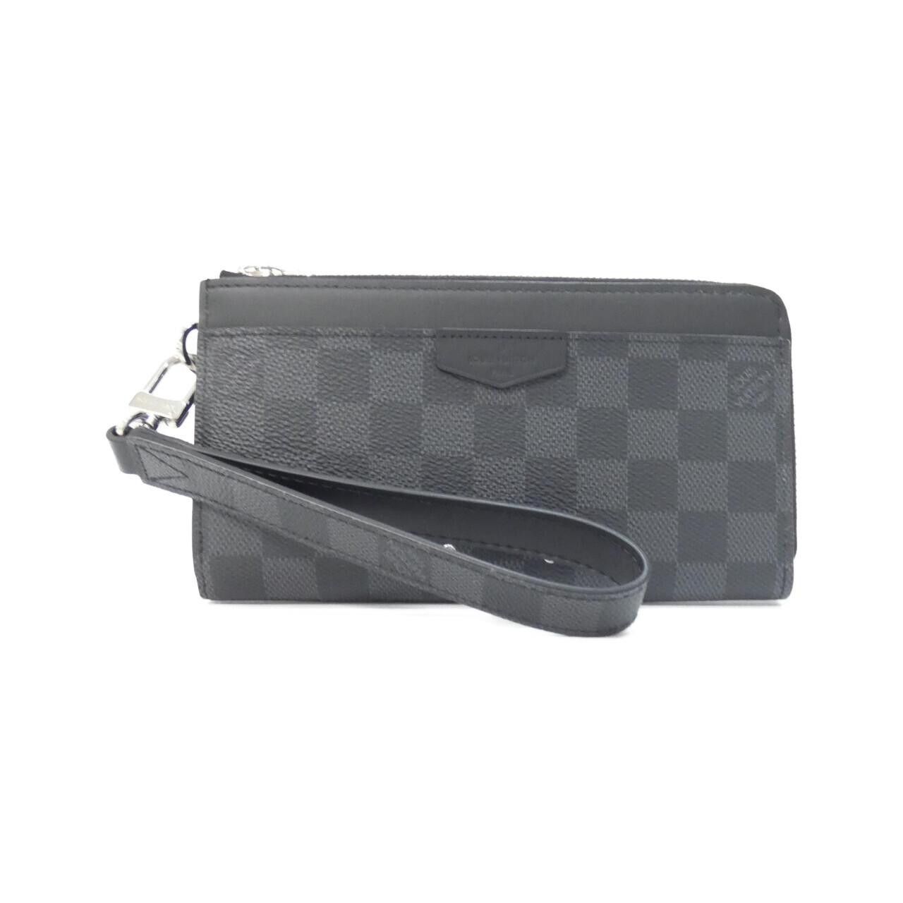 Louis Vuitton Louis Vuitton Louis Vuitton Zippy Dragonne Damier Graphite Long Wallet Textile Long Wallet N60379 DUTY FREE for USA Size ONE SIZE - 1 Thumbnail