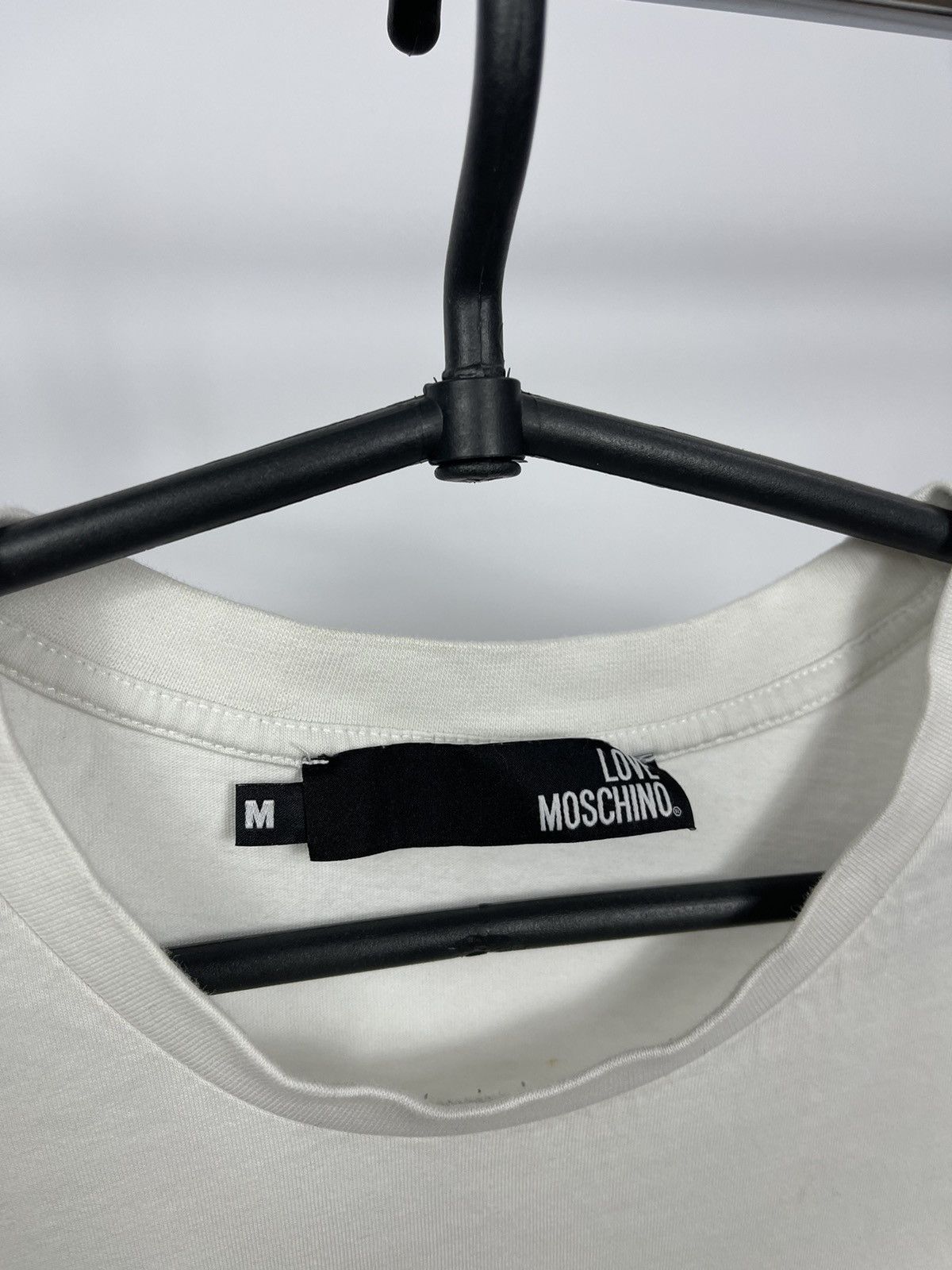 Moschino Love Moschino T-Shirt Size M (USA) Big Logo White Size US M / EU 48-50 / 2 - 4 Thumbnail