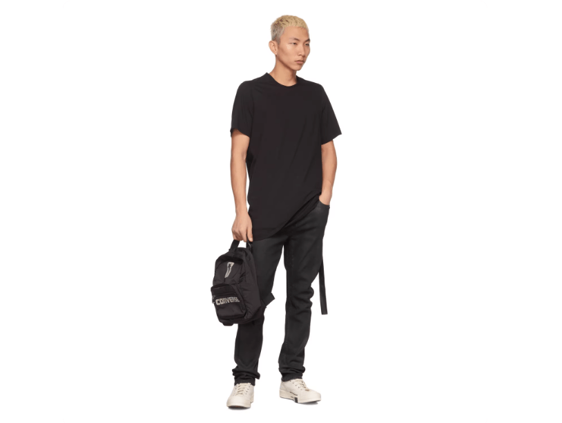 Converse × Rick Owens Drkshdw Rick Owens x Converse black unisex star backpack, in stock Size ONE SIZE - 3 Thumbnail