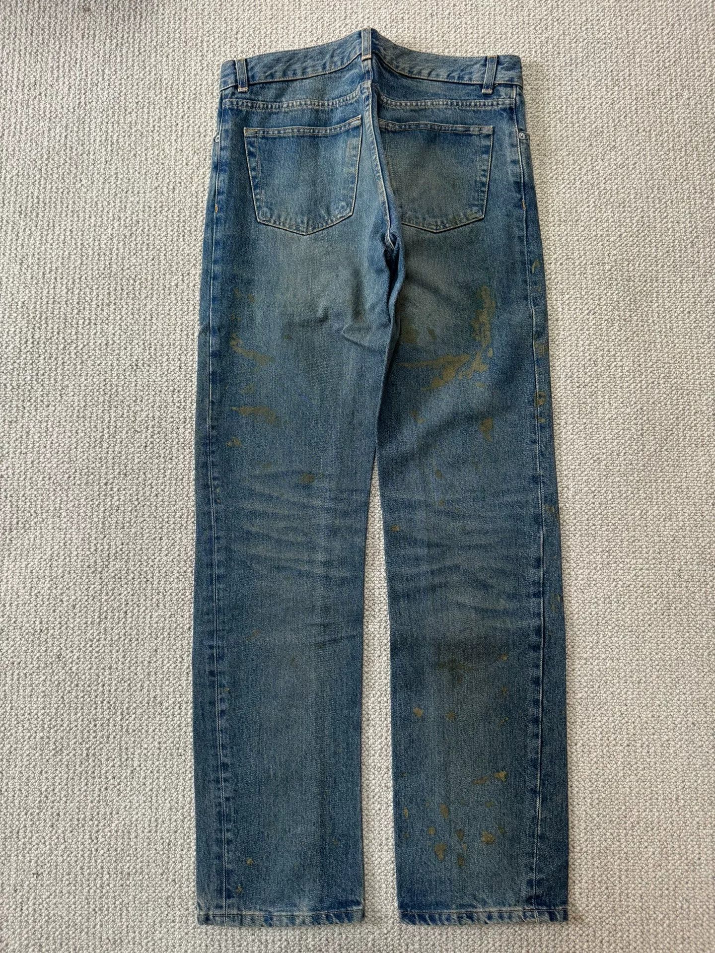 Helmut Lang helmut lang 1998 watercolor dyed jeans Size US 32 / EU 48 - 2 Thumbnail